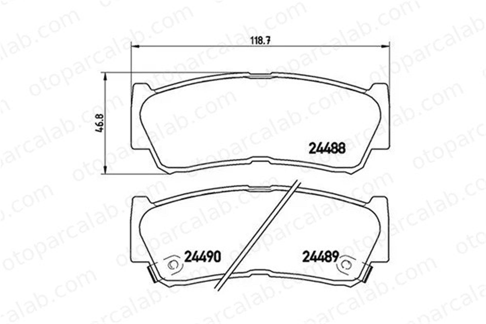 MAGNETI MARELLI 363700430037 Fren Disk Balata Arka HYUNDAI SANTA FÉ II H-1 Panelvan/Van 363700430037 DM5L35021