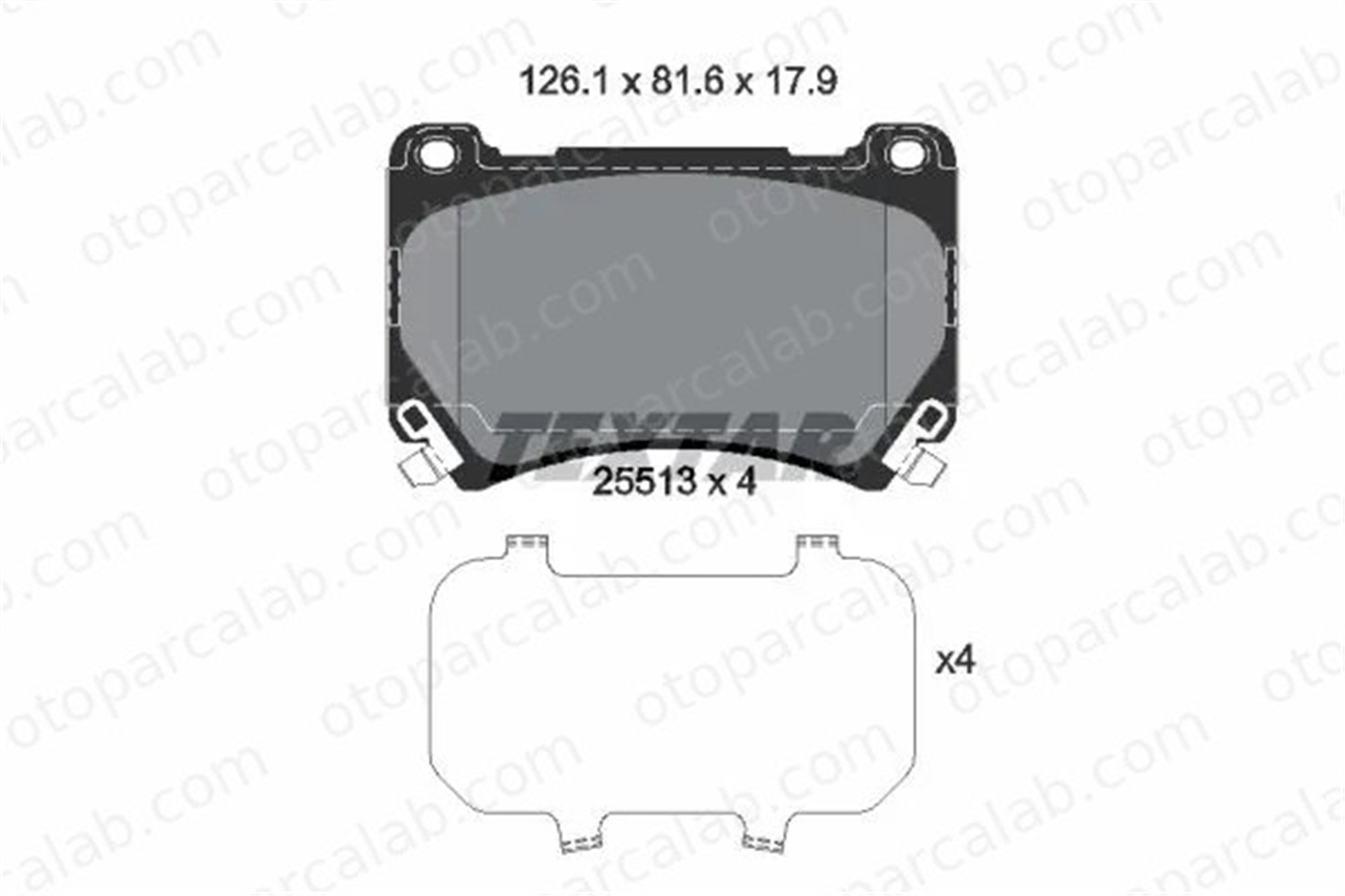 MAGNETI MARELLI 363700430052 Fren Disk Balata Ön HYUNDAI EQUUS / CENTENNIAL 363700430052 581013BA10