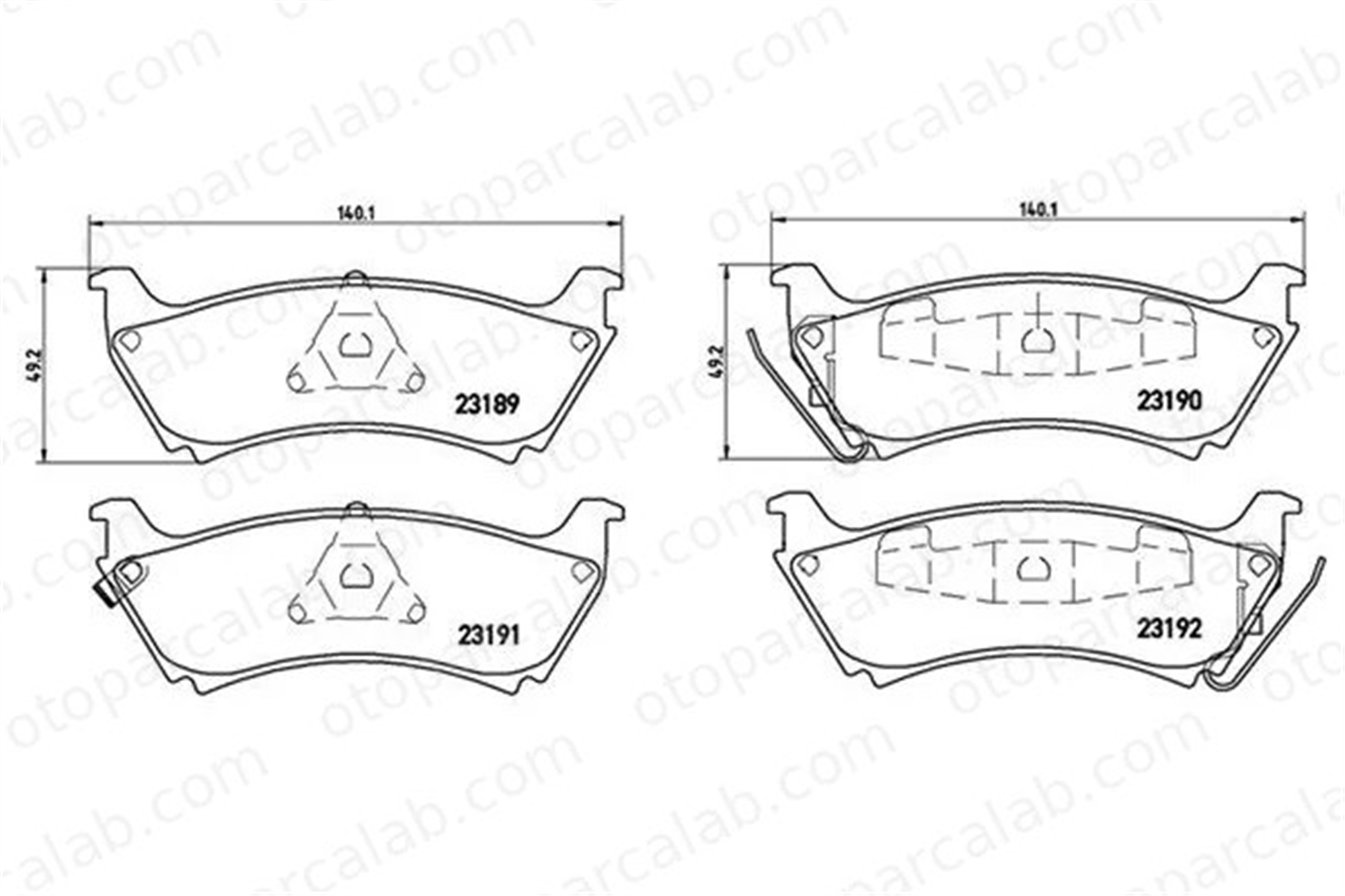 MAGNETI MARELLI 363700450040 Fren Disk Balata Arka MERCEDES-BENZ M-SERISI 363700450040 424711950