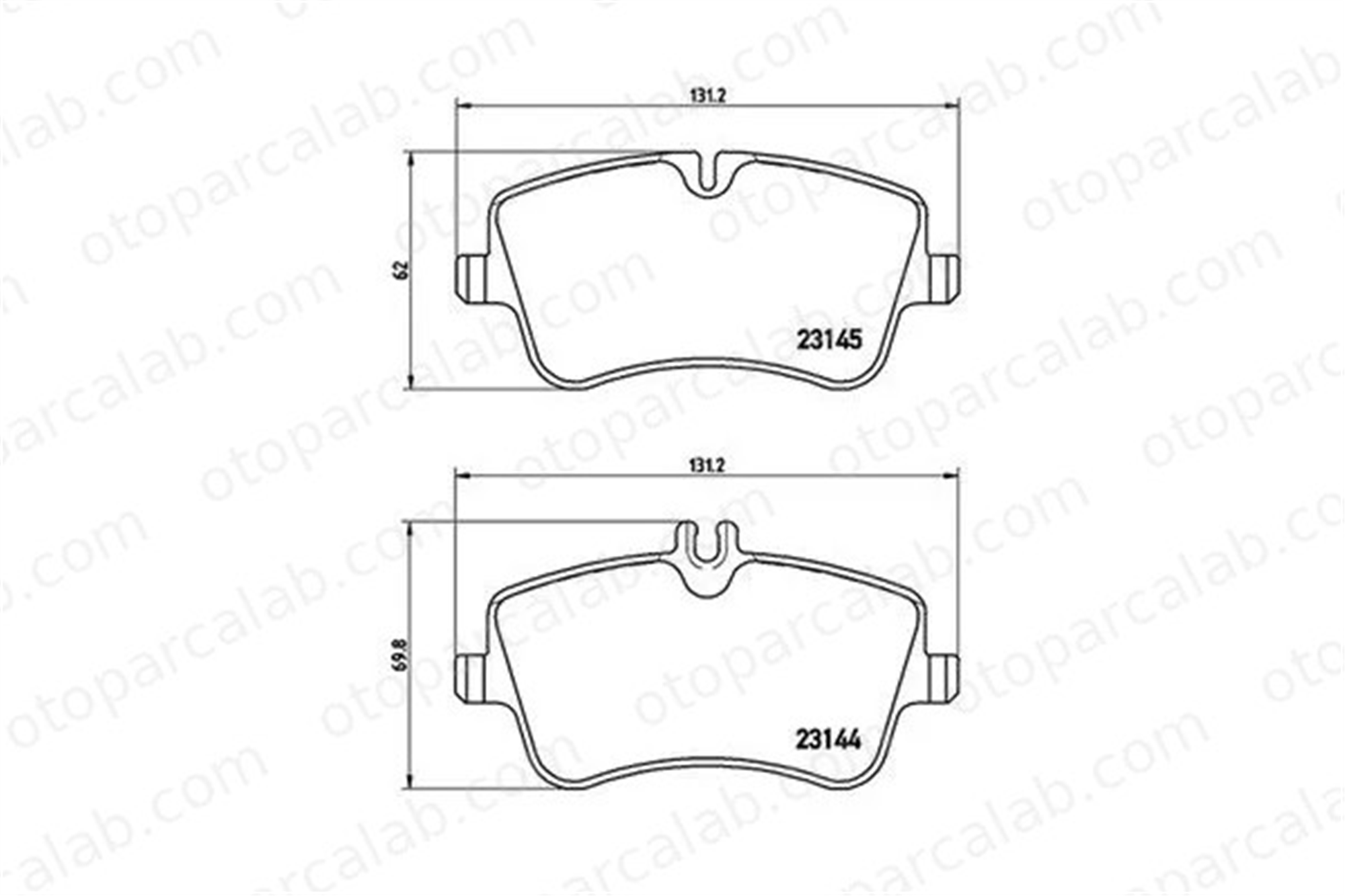 MAGNETI MARELLI 363700450045 Fren Disk Balata Ön MERCEDES-BENZ C-SERISI C-SERISI T-Model 363700450045 34202520