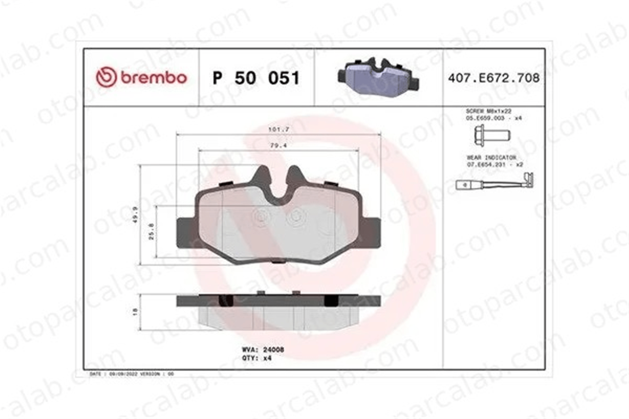 MAGNETI MARELLI 363700450051 Fren Disk Balata Arka MERCEDES-BENZ VITO Minibüs/Otobüs VITO / MIXTO Panelvan/Van 363700450051 4216210
