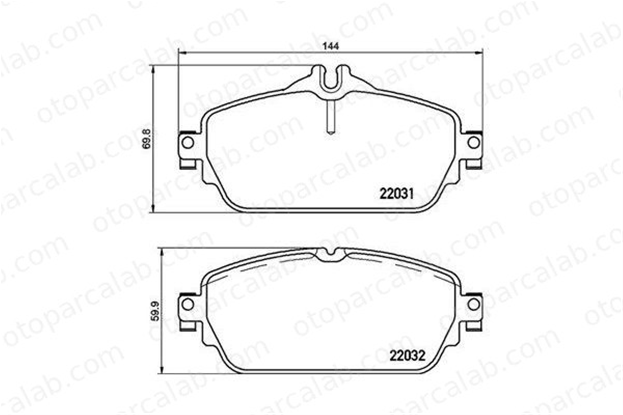 MAGNETI MARELLI 363700450118 Fren Disk Balata Ön MERCEDES-BENZ CLA Shooting Brake C-SERISI 363700450118 4203002