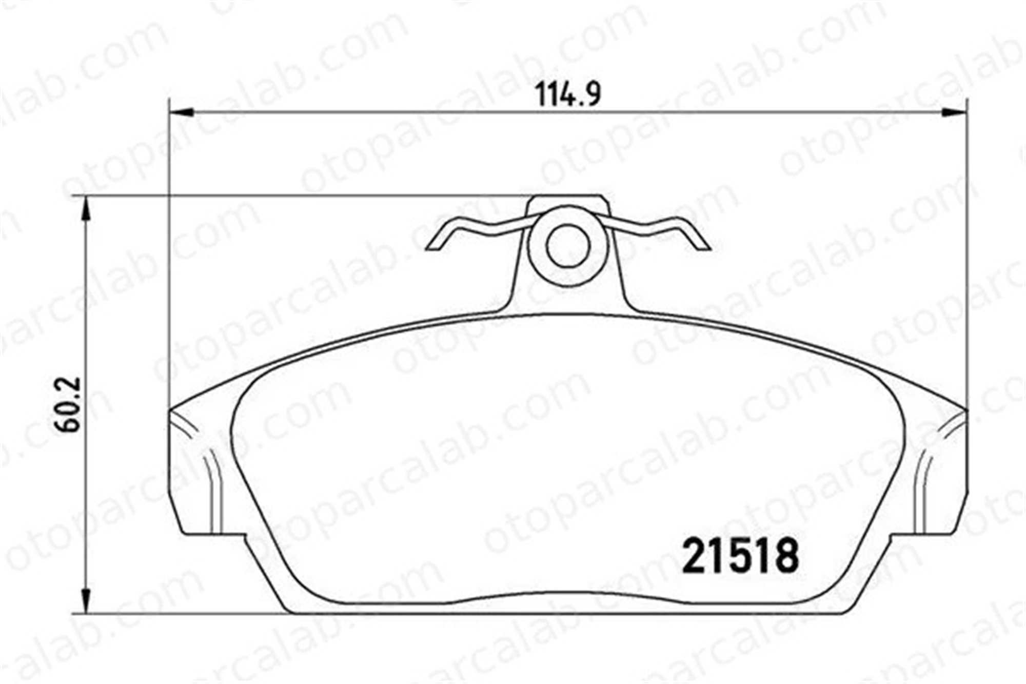 MAGNETI MARELLI 363700452015 Fren Disk Balata Ön ROVER 100 / METRO Hatchback MG MG TF 363700452015 SEM100020