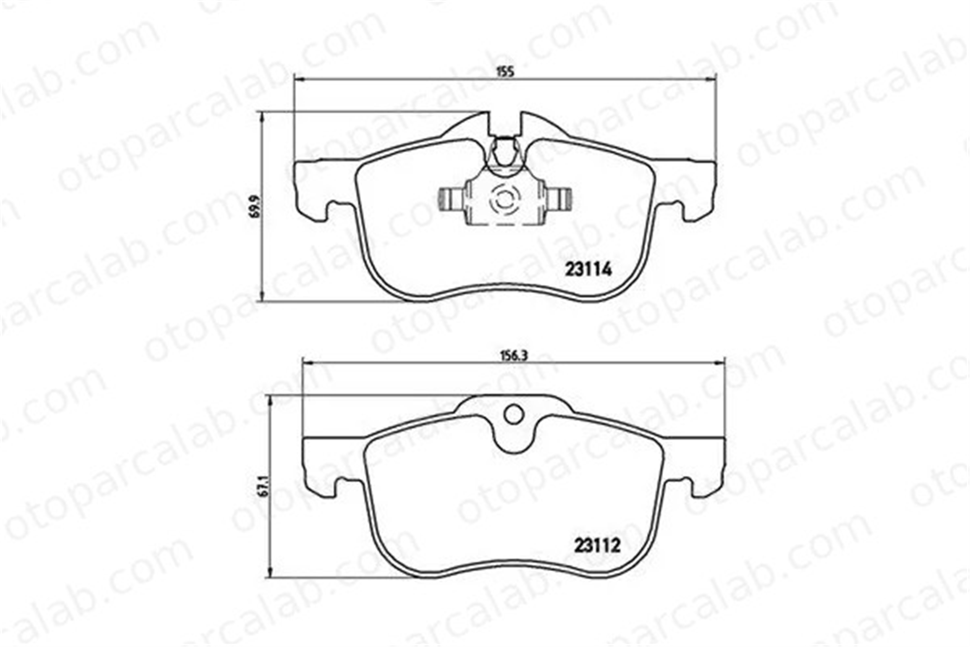 MAGNETI MARELLI 363700452017 Fren Disk Balata Ön MG MG ZT MG ZT- T 363700452017 SFP100511