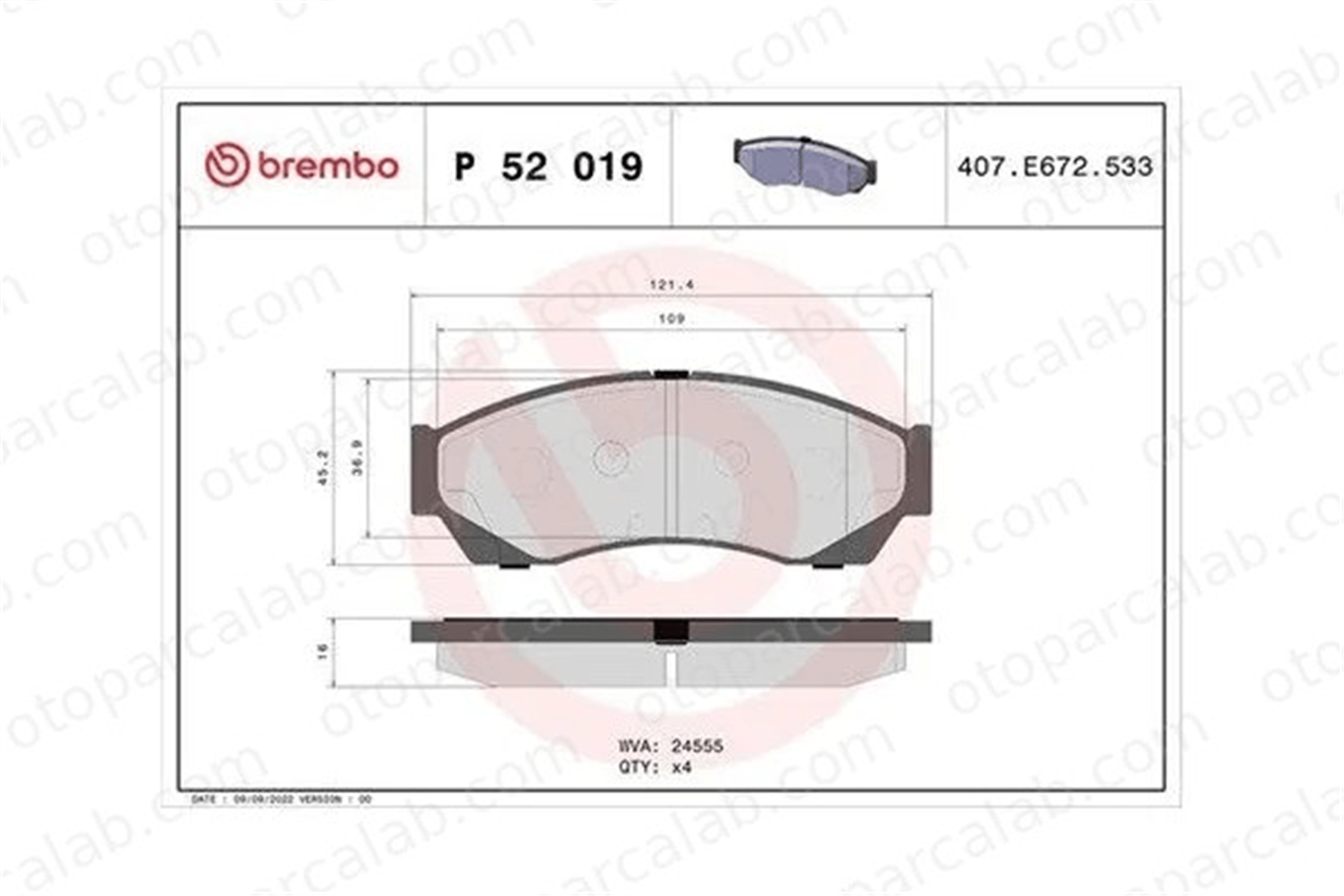 MAGNETI MARELLI 363700452019 Fren Disk Balata Ön ROVER CITYROVER Hatchback 363700452019 277942100114