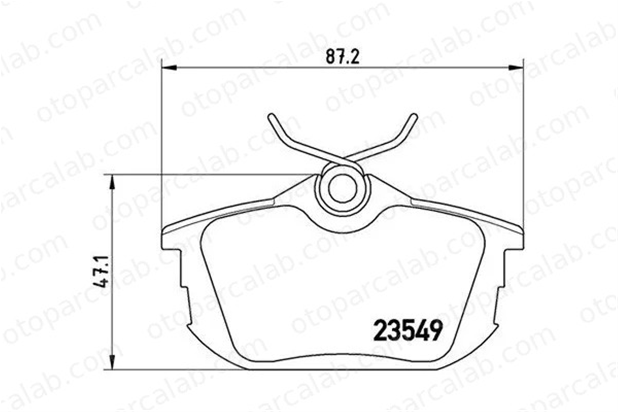 MAGNETI MARELLI 363700454023 Fren Disk Balata Arka VOLVO V40 Station wagon S40 I 363700454023 MA1226481