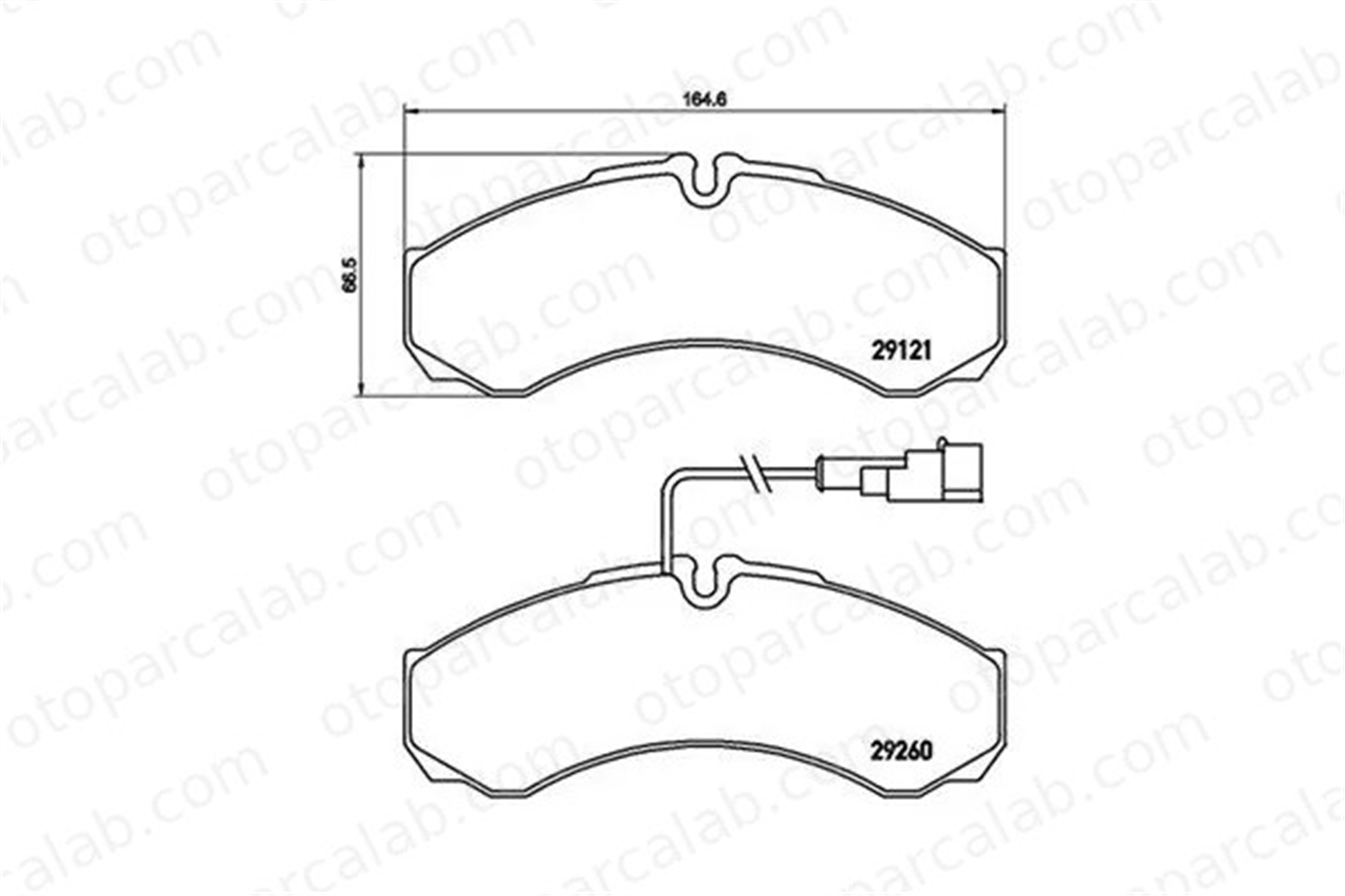 MAGNETI MARELLI 363700456069 Fren Disk Balata Arka NISSAN CABSTAR IVECO DAILY II Minibüs/Otobüs 363700456069 2995633