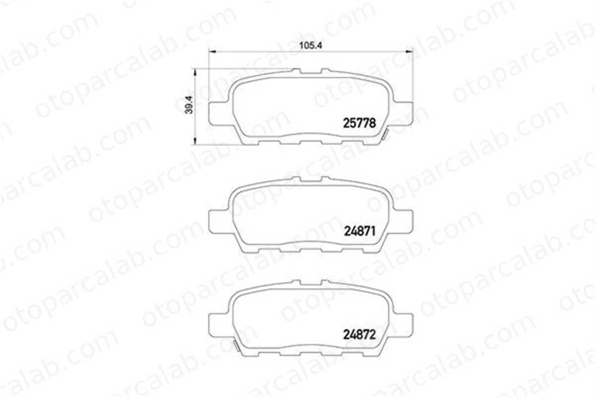 MAGNETI MARELLI 363700456087 Fren Disk Balata Arka NISSAN JUKE INFINITI EX 363700456087 D40601BN0A