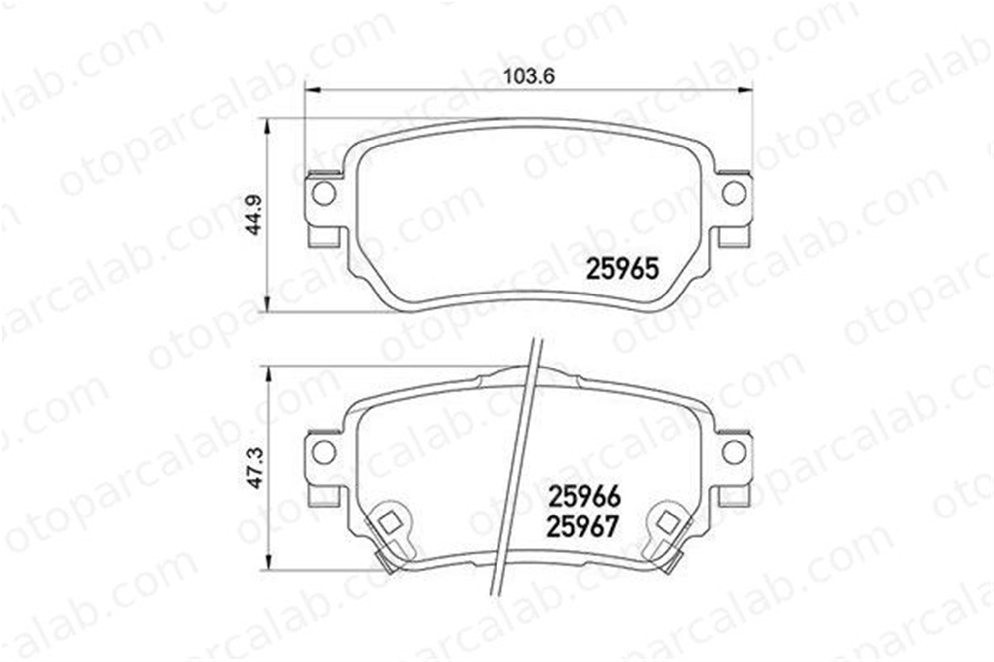 MAGNETI MARELLI 363700456098 Fren Disk Balata Arka NISSAN QASHQAI II SUV RENAULT KADJAR 363700456098 D40604CA0A