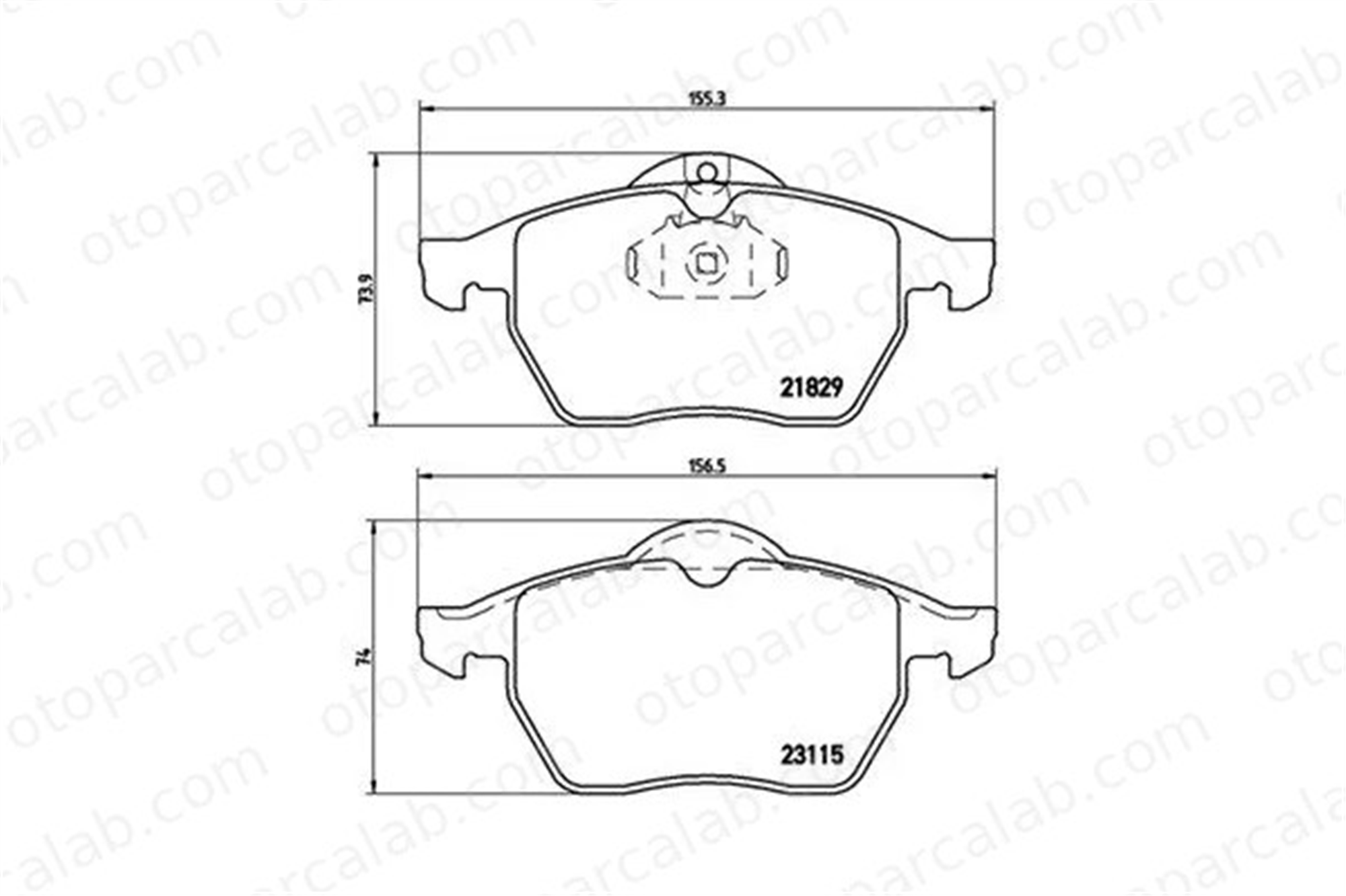 MAGNETI MARELLI 363700459022 Fren Disk Balata Ön OPEL VECTRA B VECTRA B Station wagon 363700459022 9195146