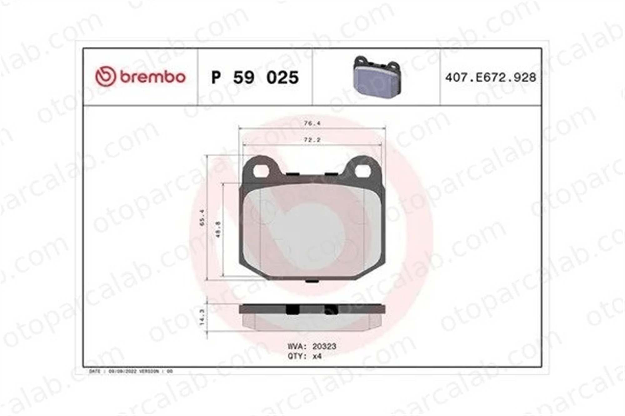 MAGNETI MARELLI 363700459025 Fren Disk Balata Ön LOTUS ELISE EXIGE 363700459025 93181525