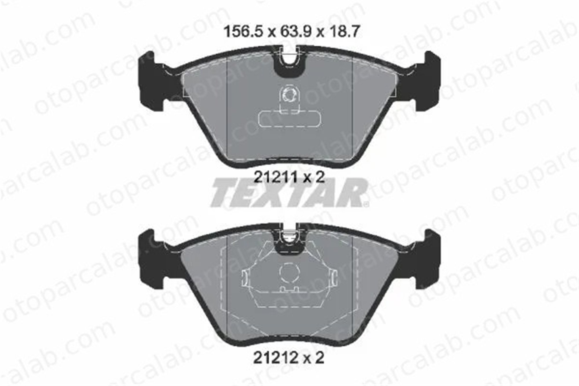MAGNETI MARELLI 363700461049 Fren Disk Balata Ön AUDI 100 C3 Avant 100 C3 Sedan 363700461049 447615115E