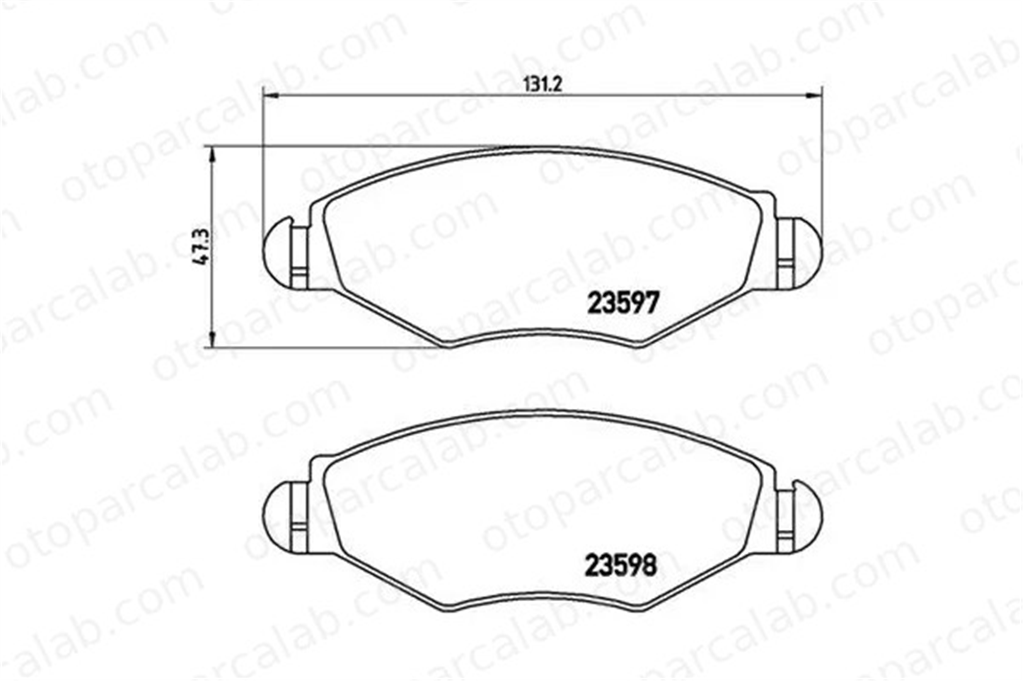 MAGNETI MARELLI 363700461063 Fren Disk Balata Ön PEUGEOT 206 Hatchback 206+ 363700461063 1609252980