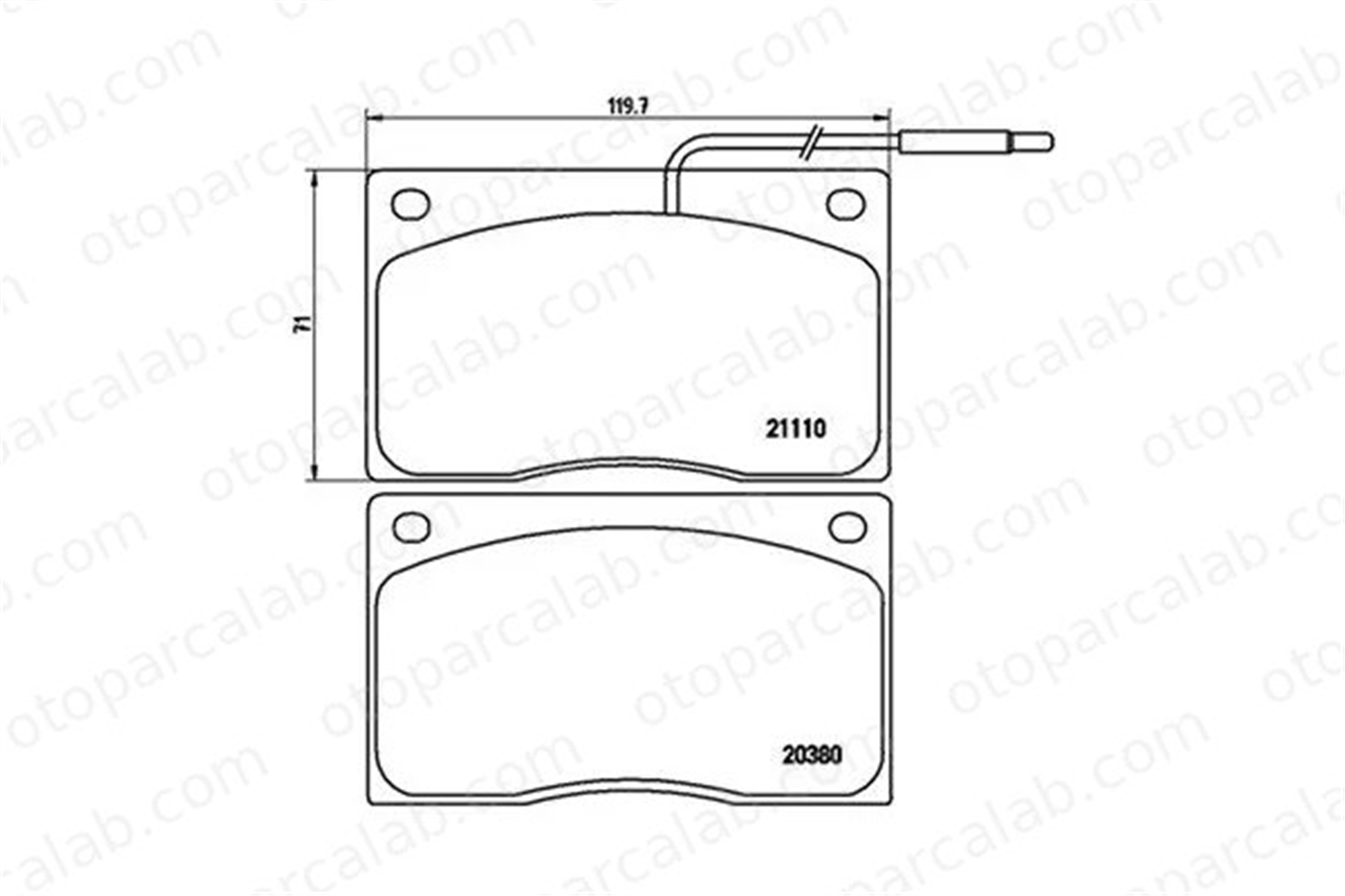 MAGNETI MARELLI 363700468012 Fren Disk Balata Ön JAGUAR XJ RENAULT MASTER I Panelvan/Van 363700468012 CAC5060