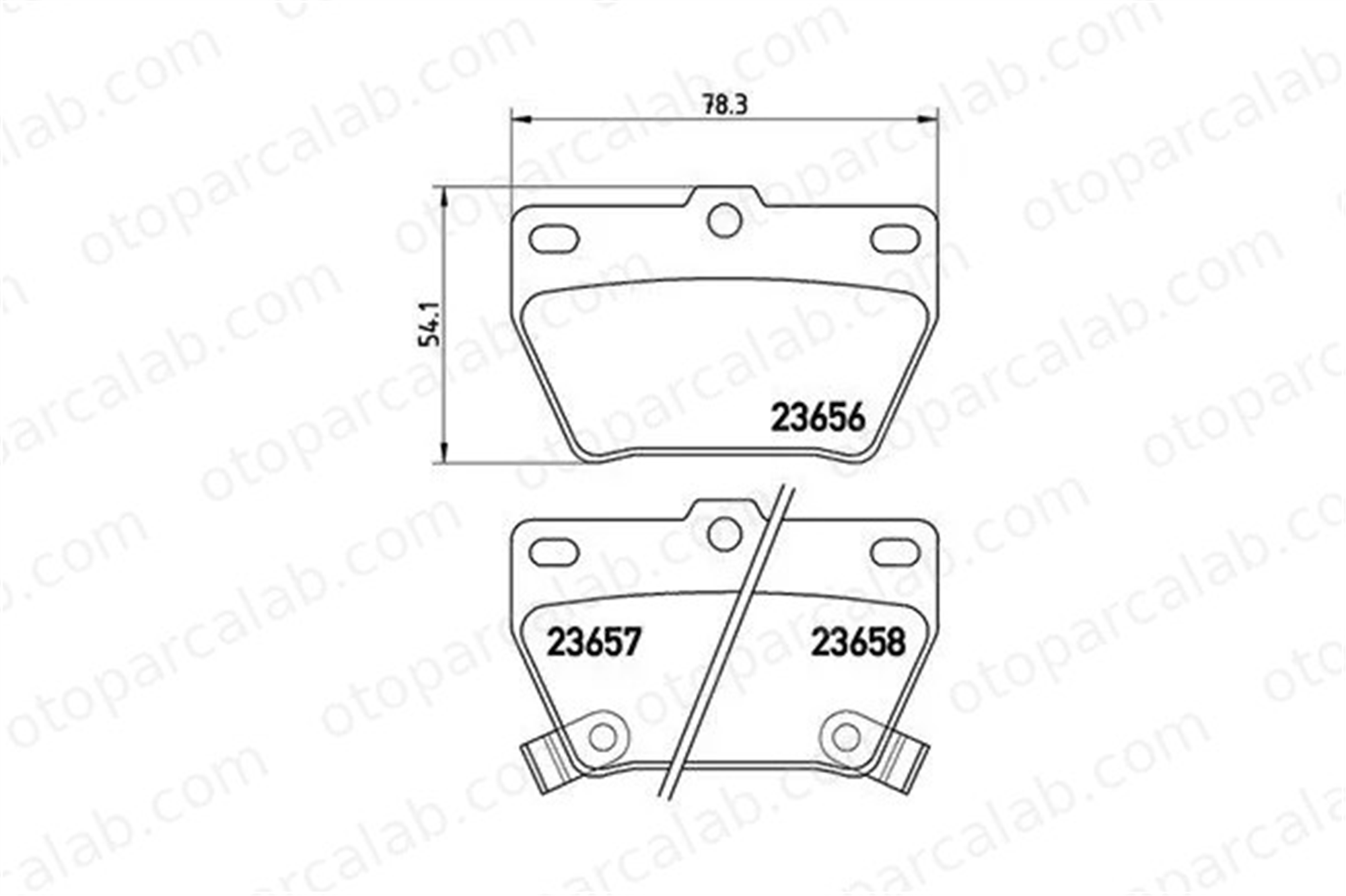 MAGNETI MARELLI 363700483057 Fren Disk Balata Ön veya Arka TOYOTA RAV 4 II CHERY TIGGO 363700483057 T113502080