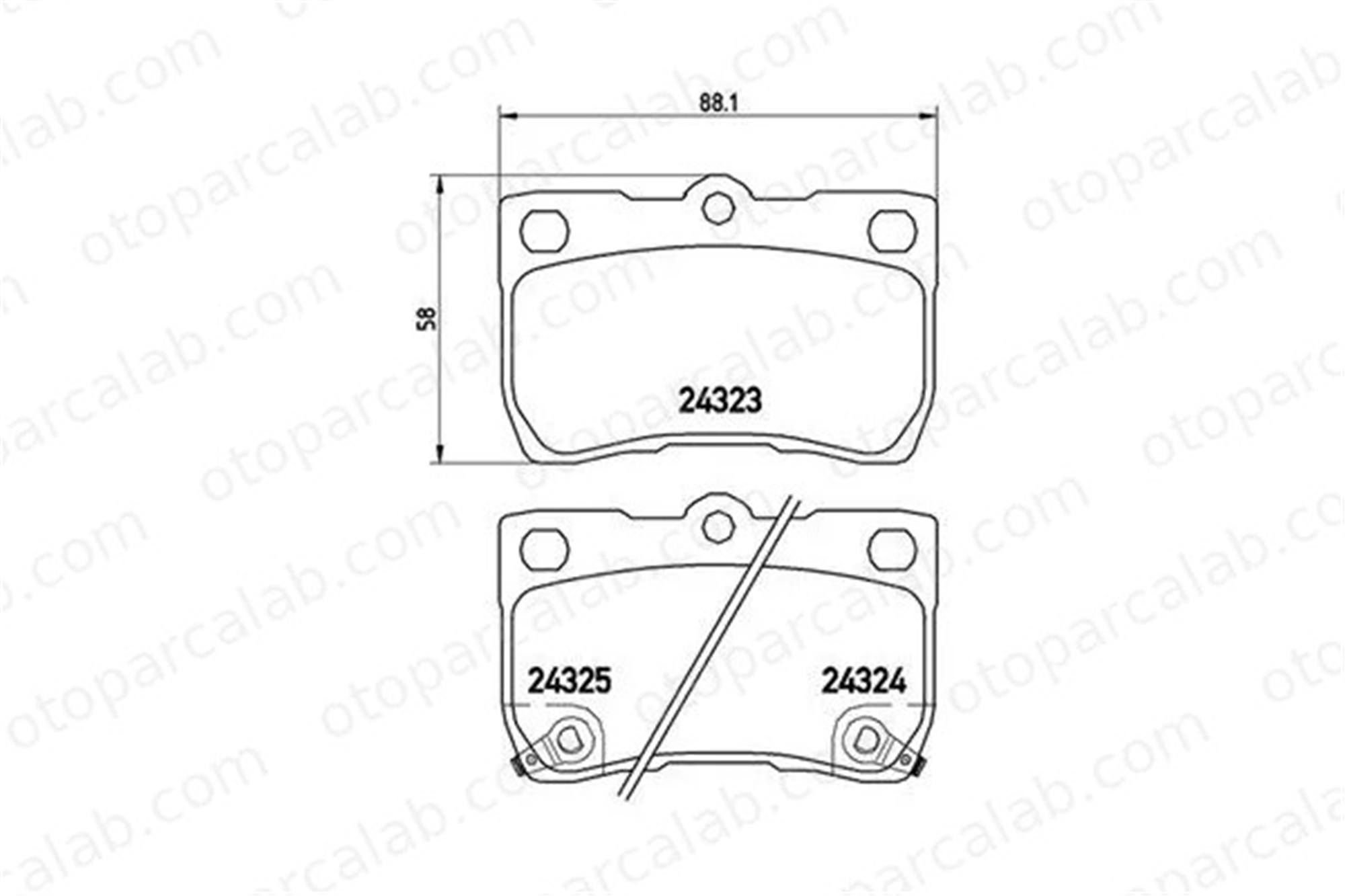 MAGNETI MARELLI 363700483073 Fren Disk Balata Arka LEXUS GS IS II 363700483073 446622190