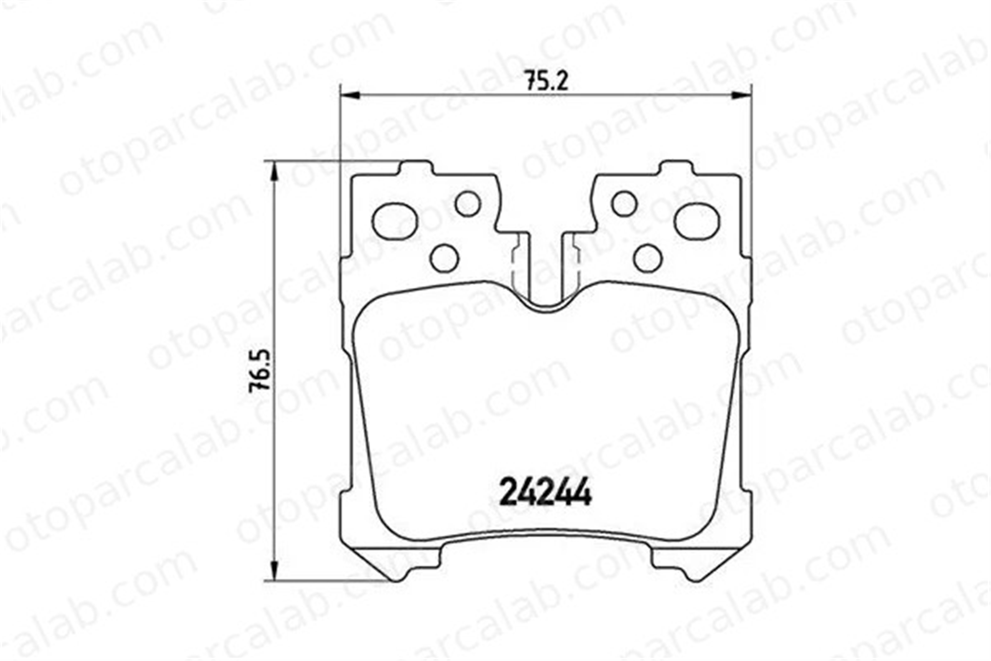MAGNETI MARELLI 363700483076 Fren Disk Balata Arka LEXUS LS 363700483076 44660W010