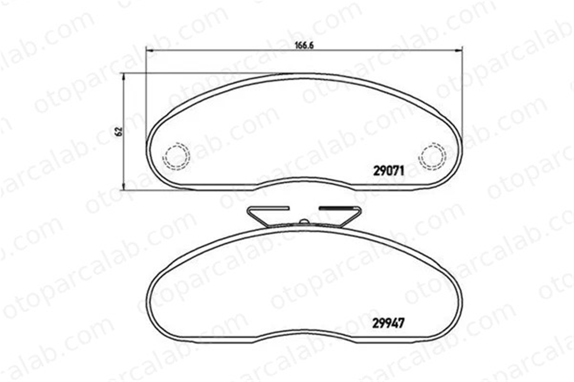 MAGNETI MARELLI 363700507001 Fren Disk Balata Ön RENAULT TRUCKS MESSENGER Platform şasi MESSENGER Panelvan/Van 363700507001 69052941