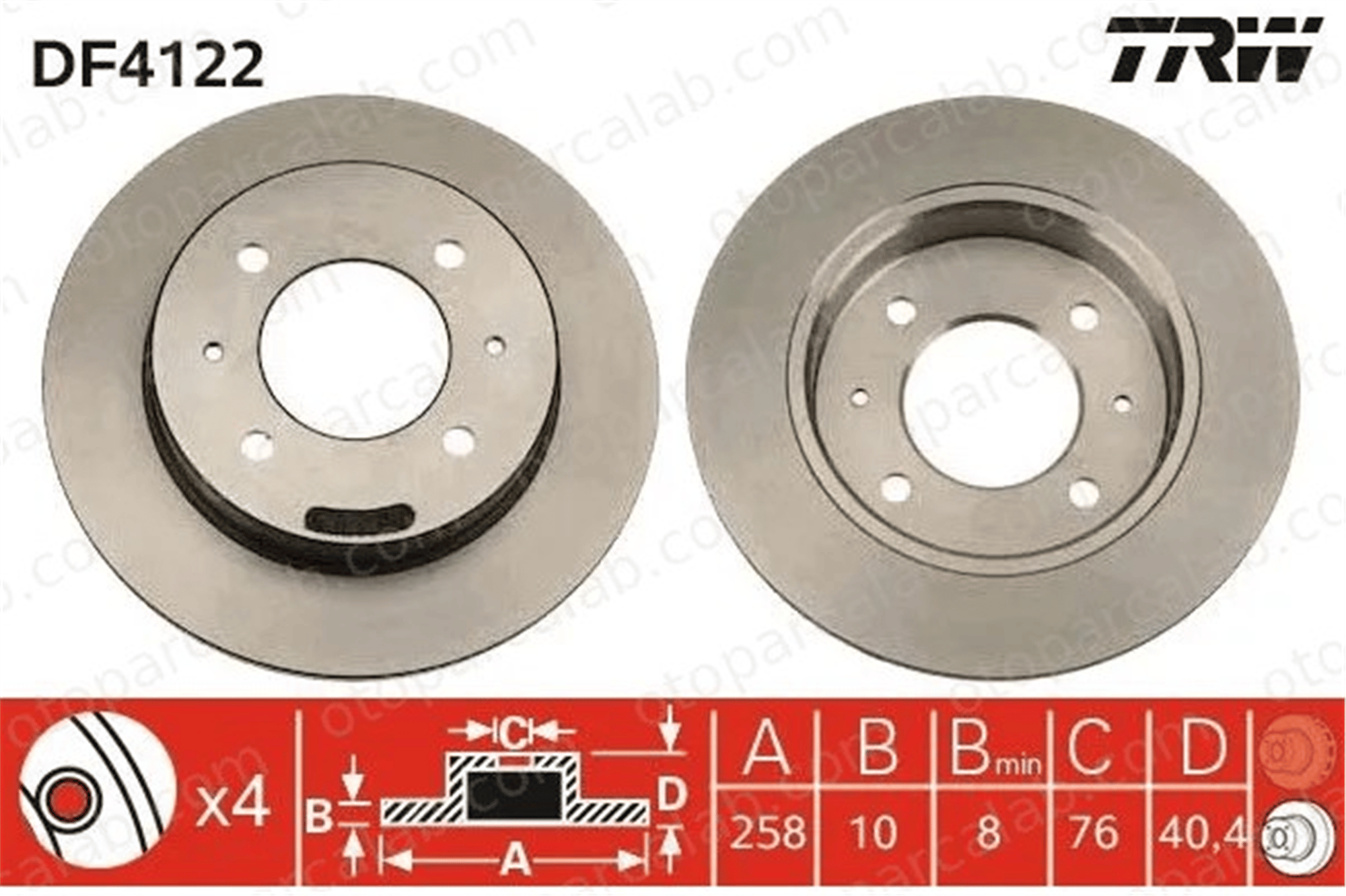 MAHER 03686 Fren Disk Ayna Arka Sağ ve Sol HYUNDAI ELANTRA III Sedan ELANTRA III 5841129310 5841129300