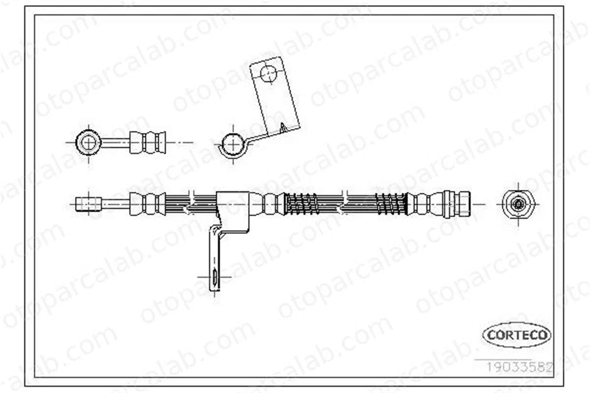 MAHER 04468 Fren Hortumu Ön Sağ HYUNDAI GETZ 587311C000 587311C050