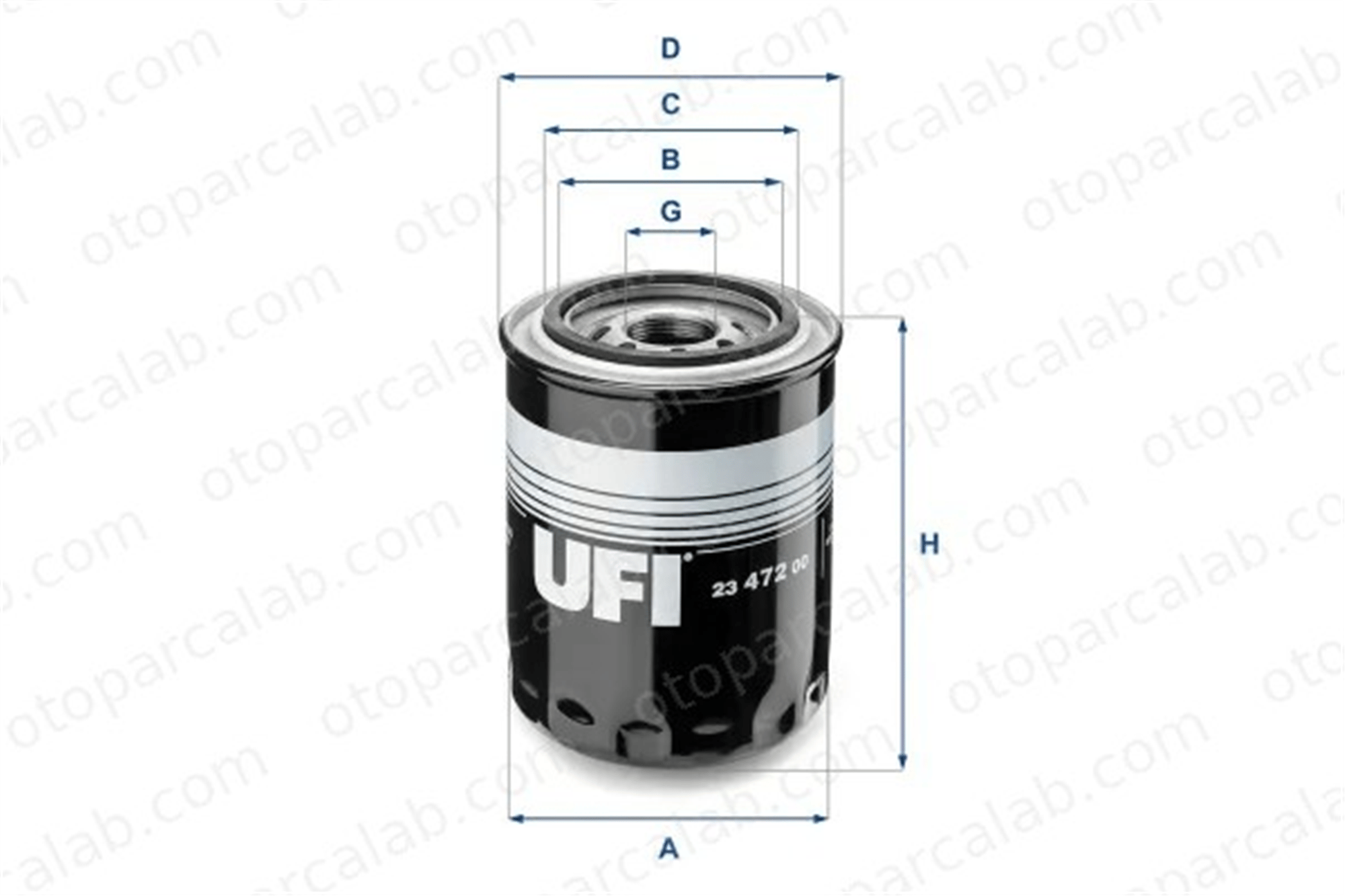 MAHER 04515 Yağ Filtresi HYUNDAI H-1 / STAREX Minibüs/Otobüs TERRACAN 2630042040 2630042060