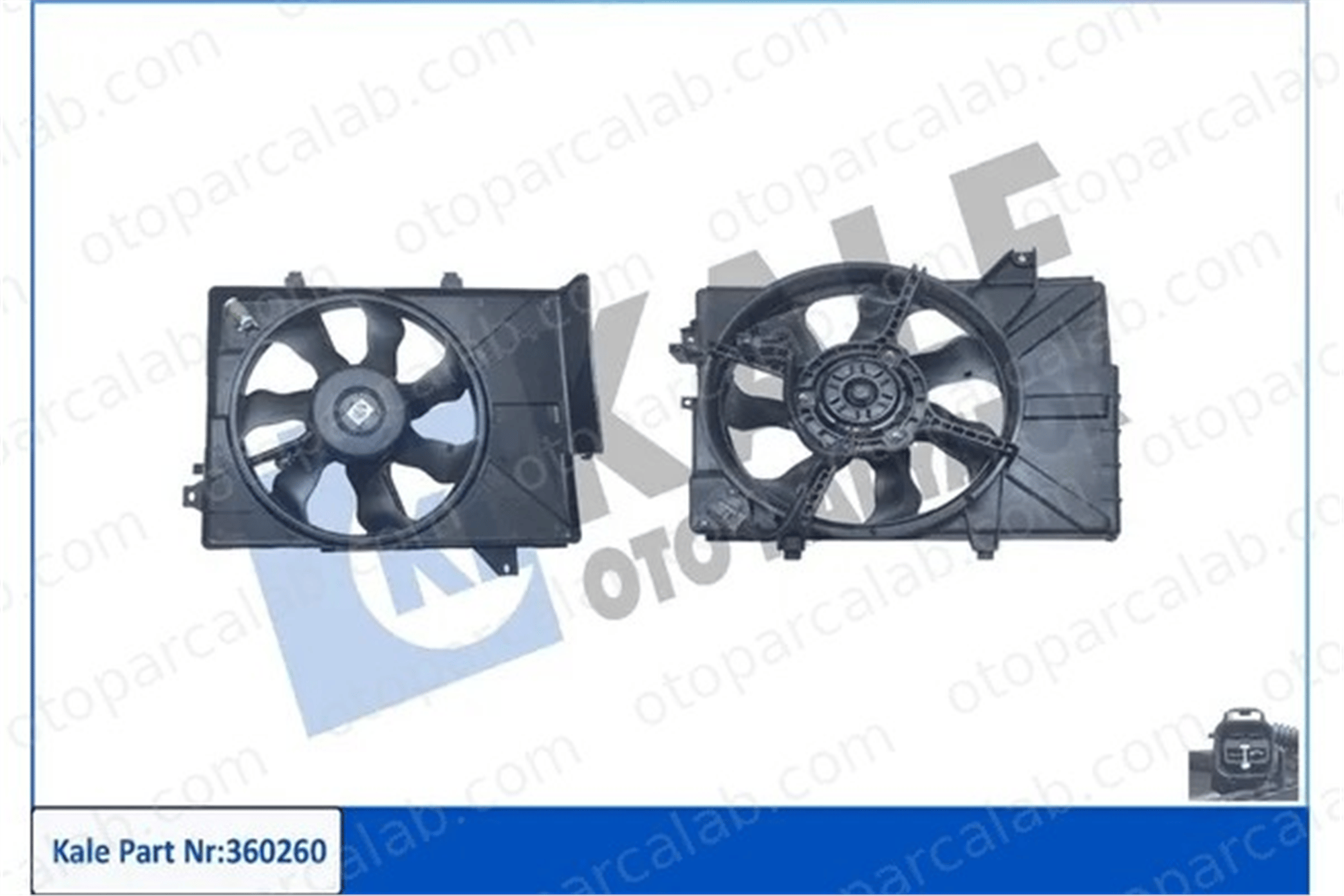 MAHER 04949 Radyatör Fan ve Motoru HYUNDAI GETZ 253801C360 253801C350