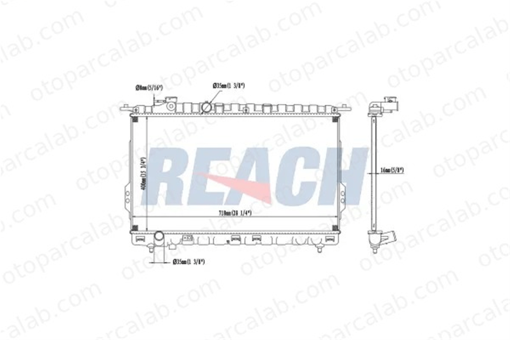 MAHER 10505 Su Radyatörü HYUNDAI SONATA IV XG 2531038001 2531038005