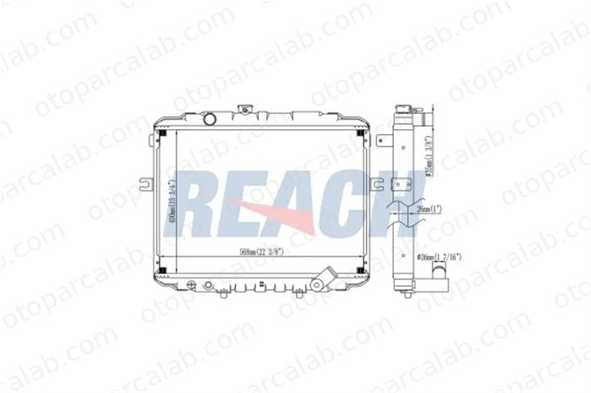 MAHER 10512 Su Radyatörü HYUNDAI H100 Panelvan/Van H100 Minibüs/Otobüs 253004B000 253004B001