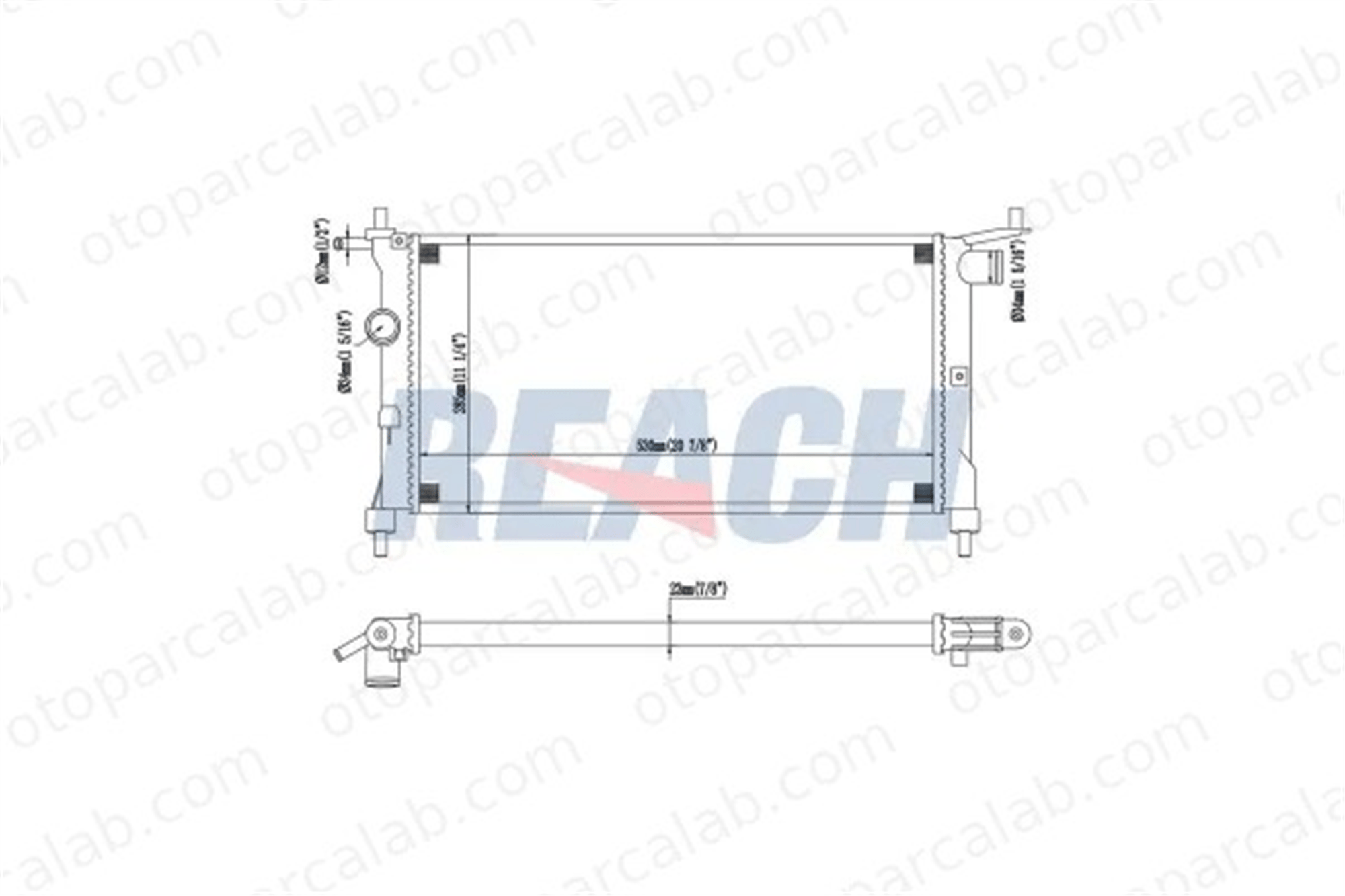 MAHER 10581 Su Radyatörü OPEL CORSA B TIGRA 1300149 52488849