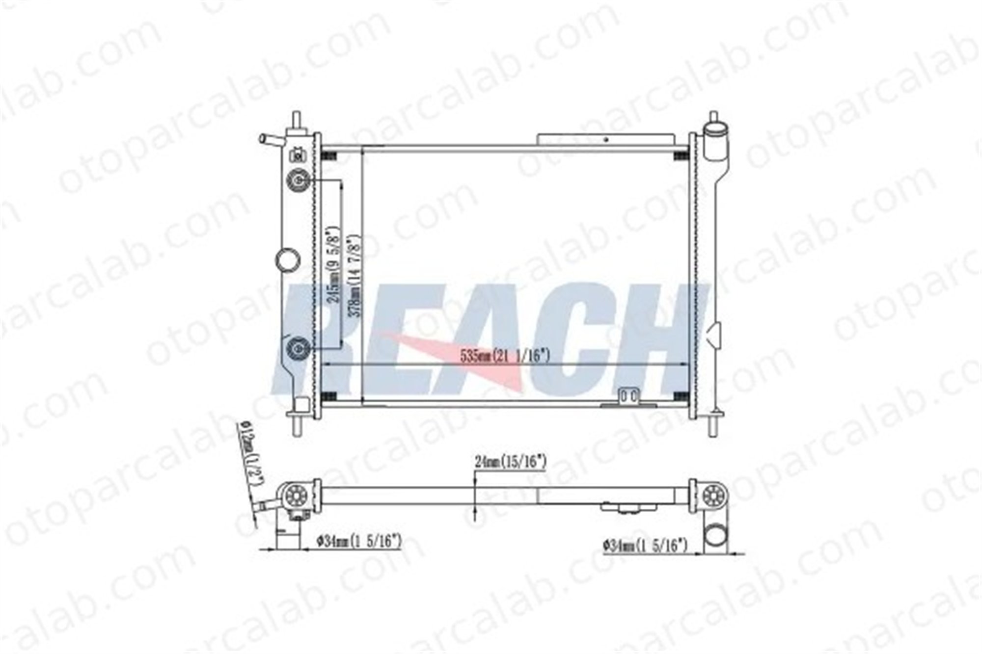 MAHER 10595 Su Radyatörü OPEL ASTRA F Station wagon ASTRA F 90443392 1300111