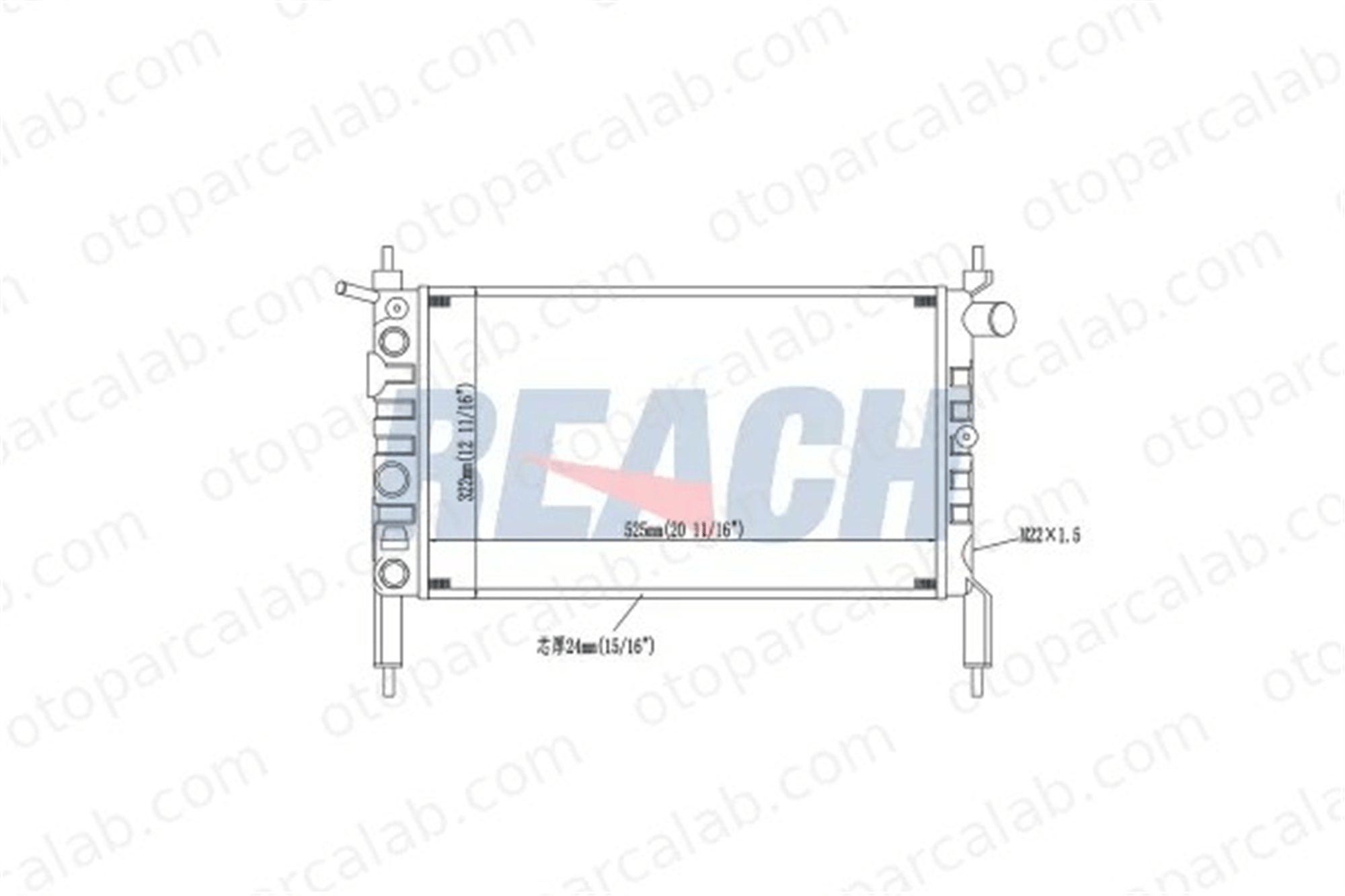 MAHER 10596 Su Radyatörü OPEL ASTRA F ASTRA F Station wagon 1300115 90412253
