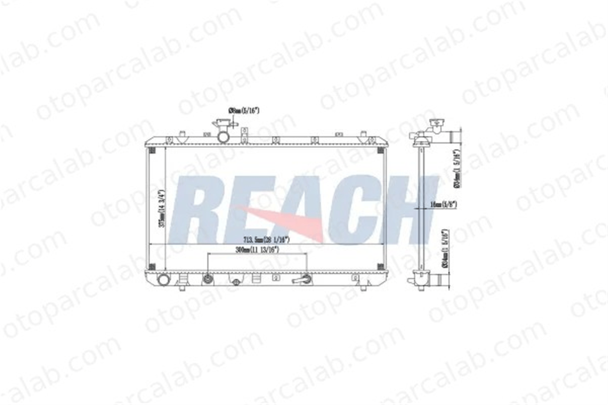 MAHER 10627 Su Radyatörü SUZUKI SX4 FIAT SEDICI 1770080JA0 1770079J10