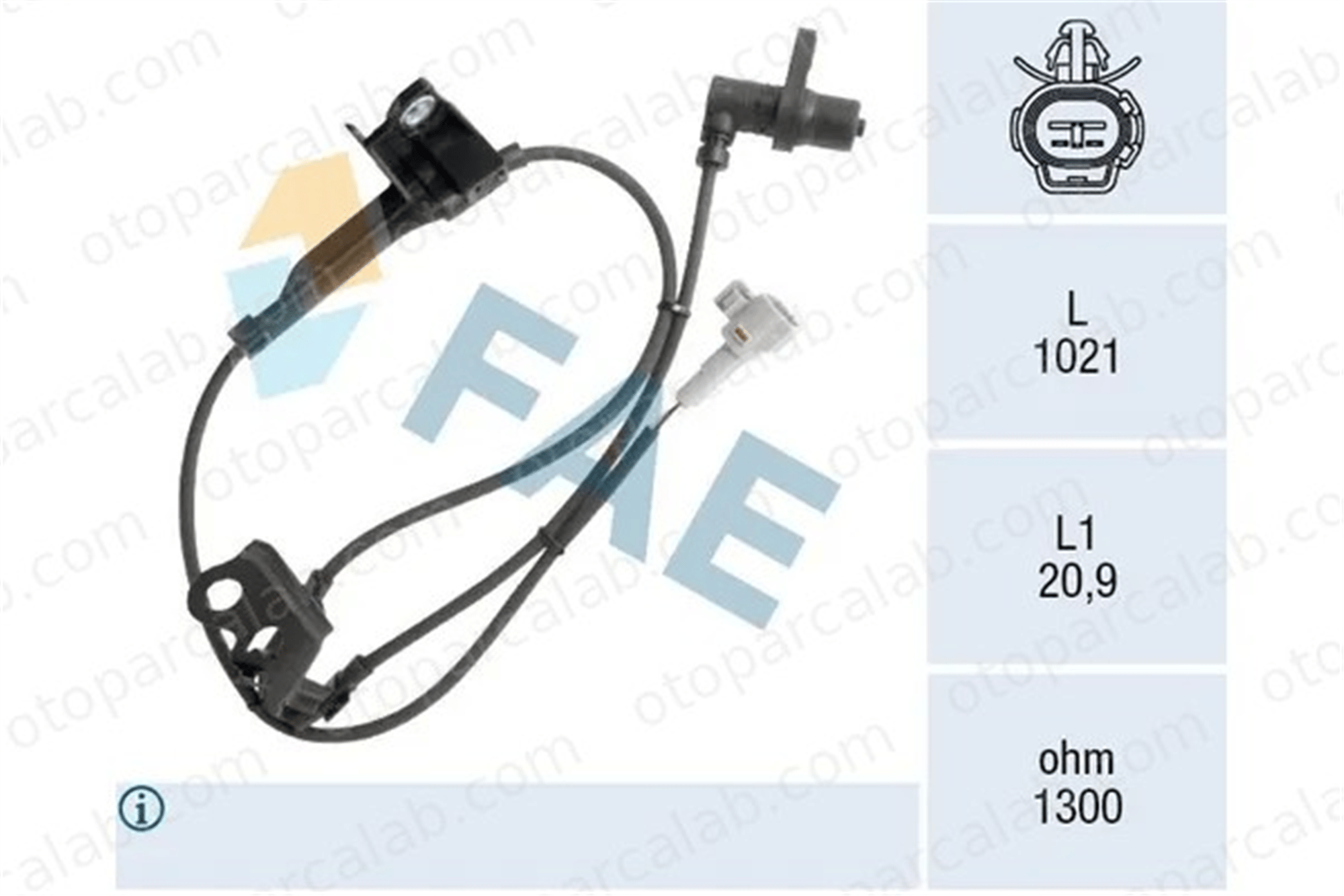 MAHER 12379 Abs Sensörü Ön Sol TOYOTA COROLLA COROLLA Station wagon 8954312070