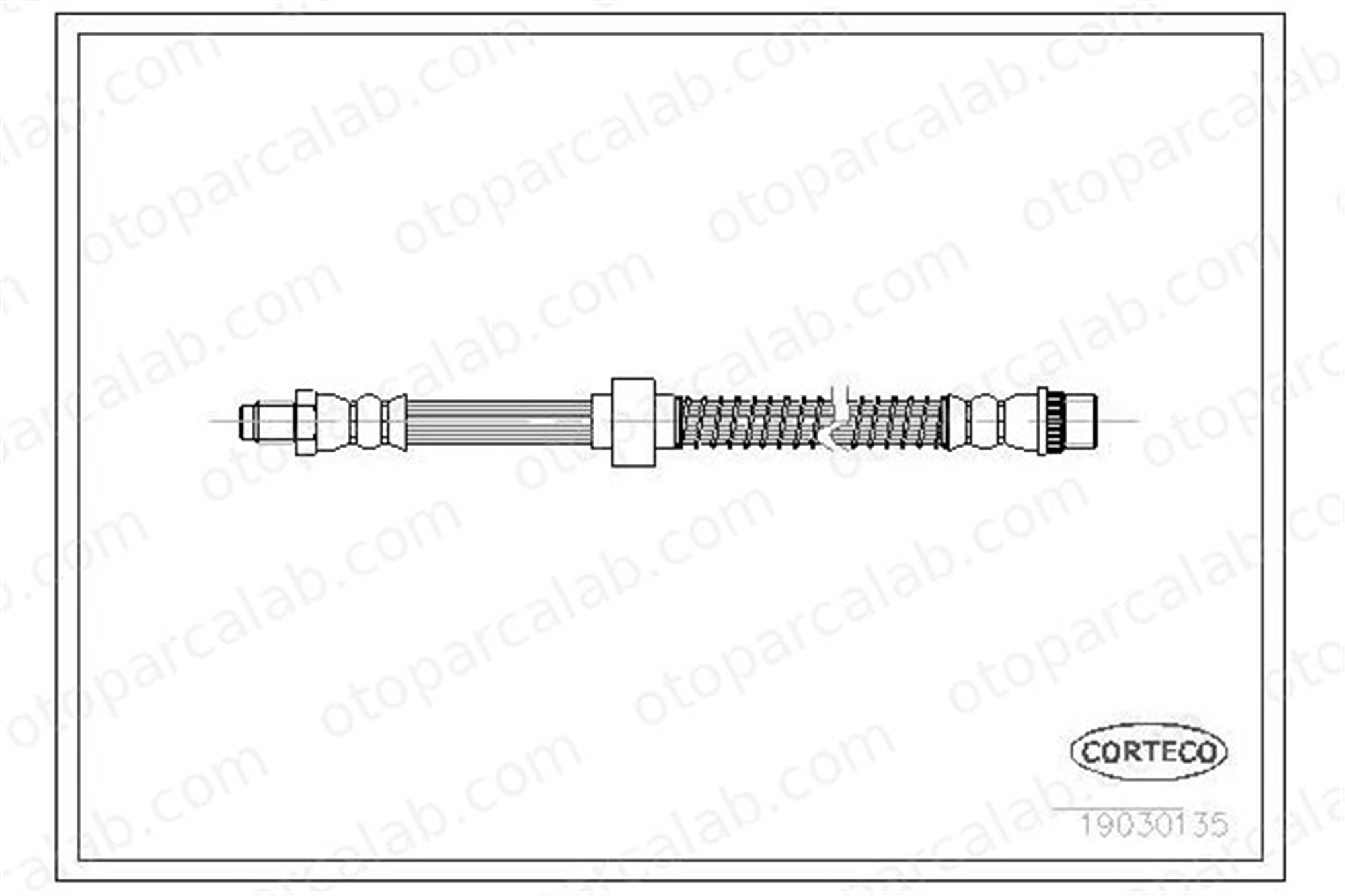 MAHER 13659 Fren Hortumu Ön Sağ veya Sol CITROËN C5 I Break C5 I 480697