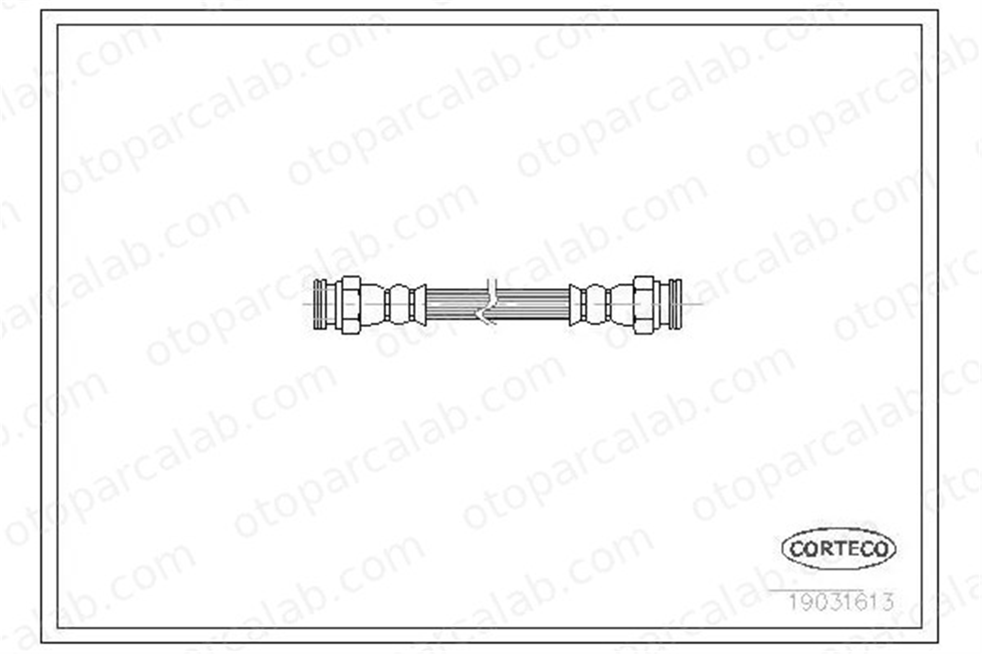 MAHER 13680 Fren Hortumu Arka Sağ veya Sol FIAT PANDA 500 46803893 52070969