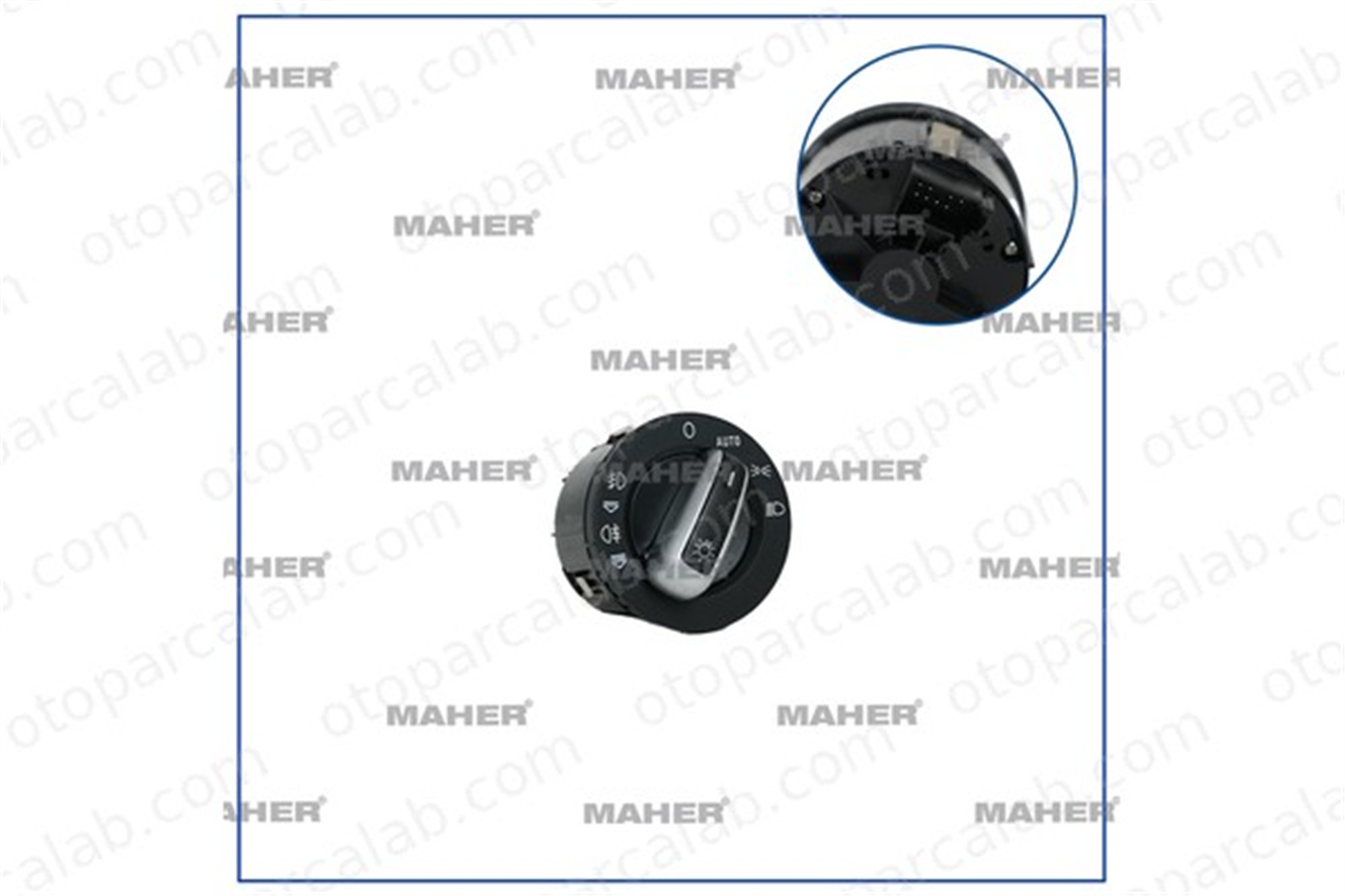 MAHER 15926 Far Anahtarı AUDI A6 C6 Avant A6 C6 4F1941531E 4FD941531A