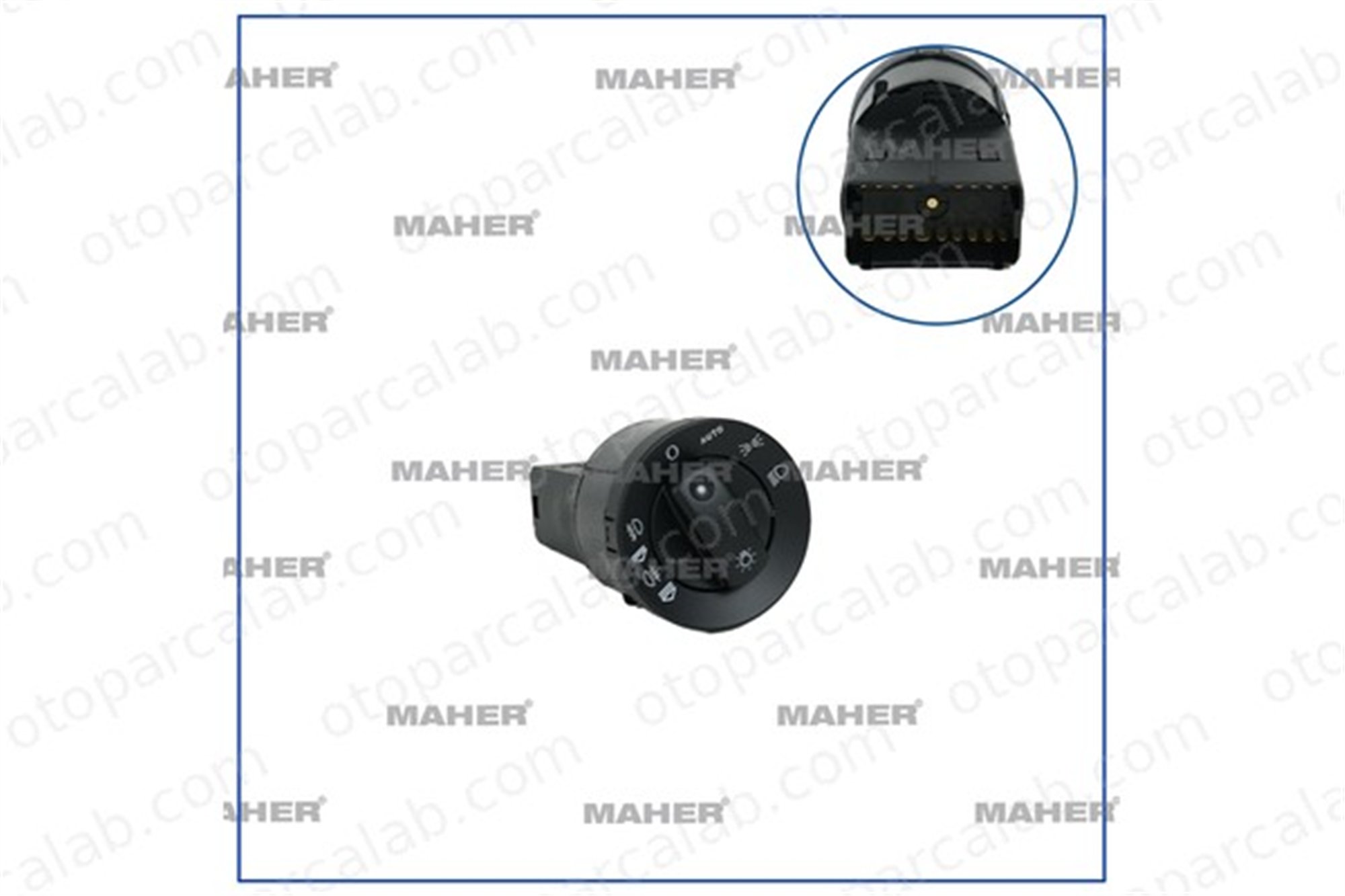 MAHER 15930 Far Anahtarı AUDI A4 B7 A4 B7 Avant 8E0941531D 8E0941531D5PR