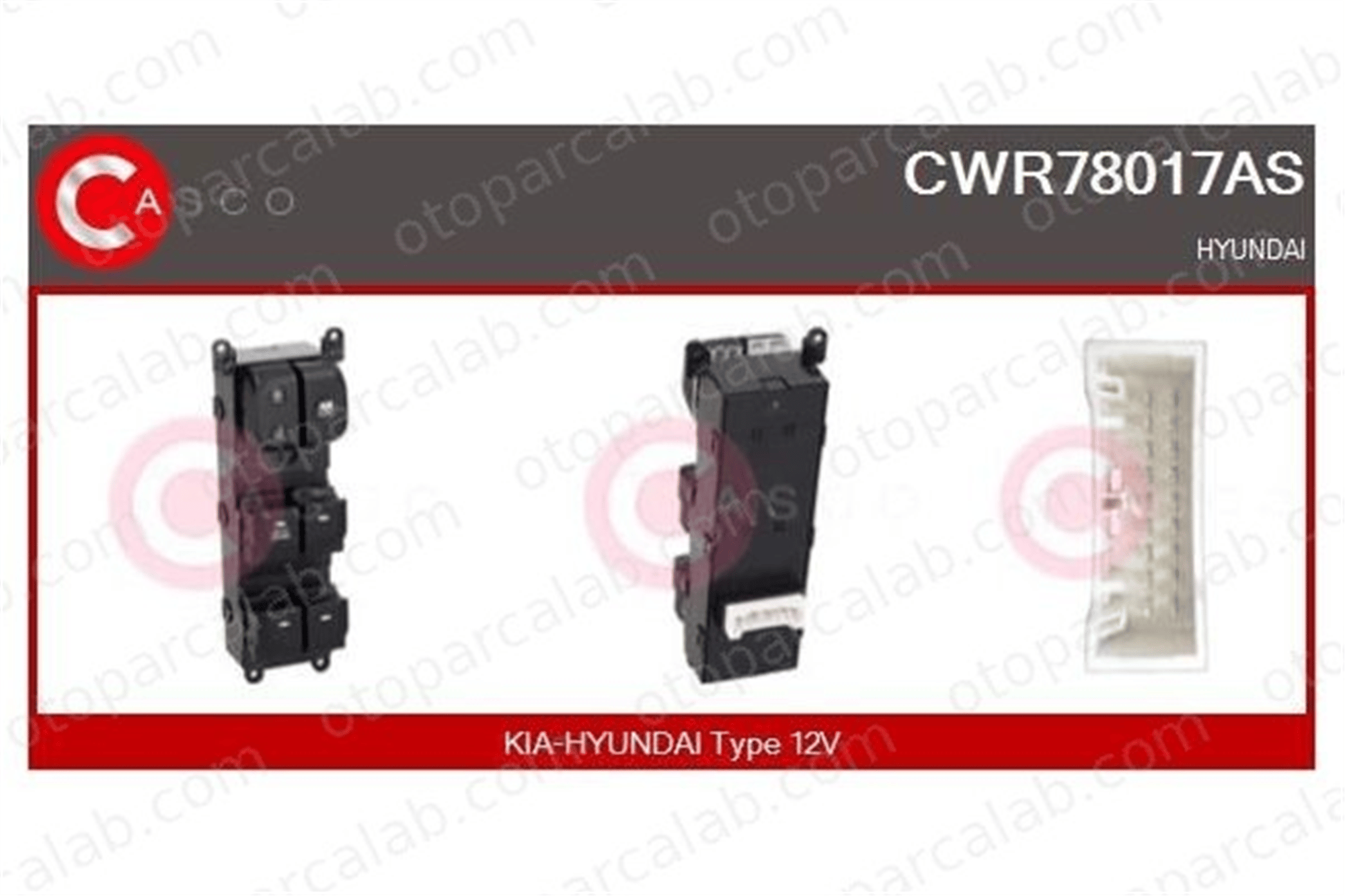MAHER 16272 Cam Açma Düğmesi Ön Sol HYUNDAI i10 II 93570B40104X