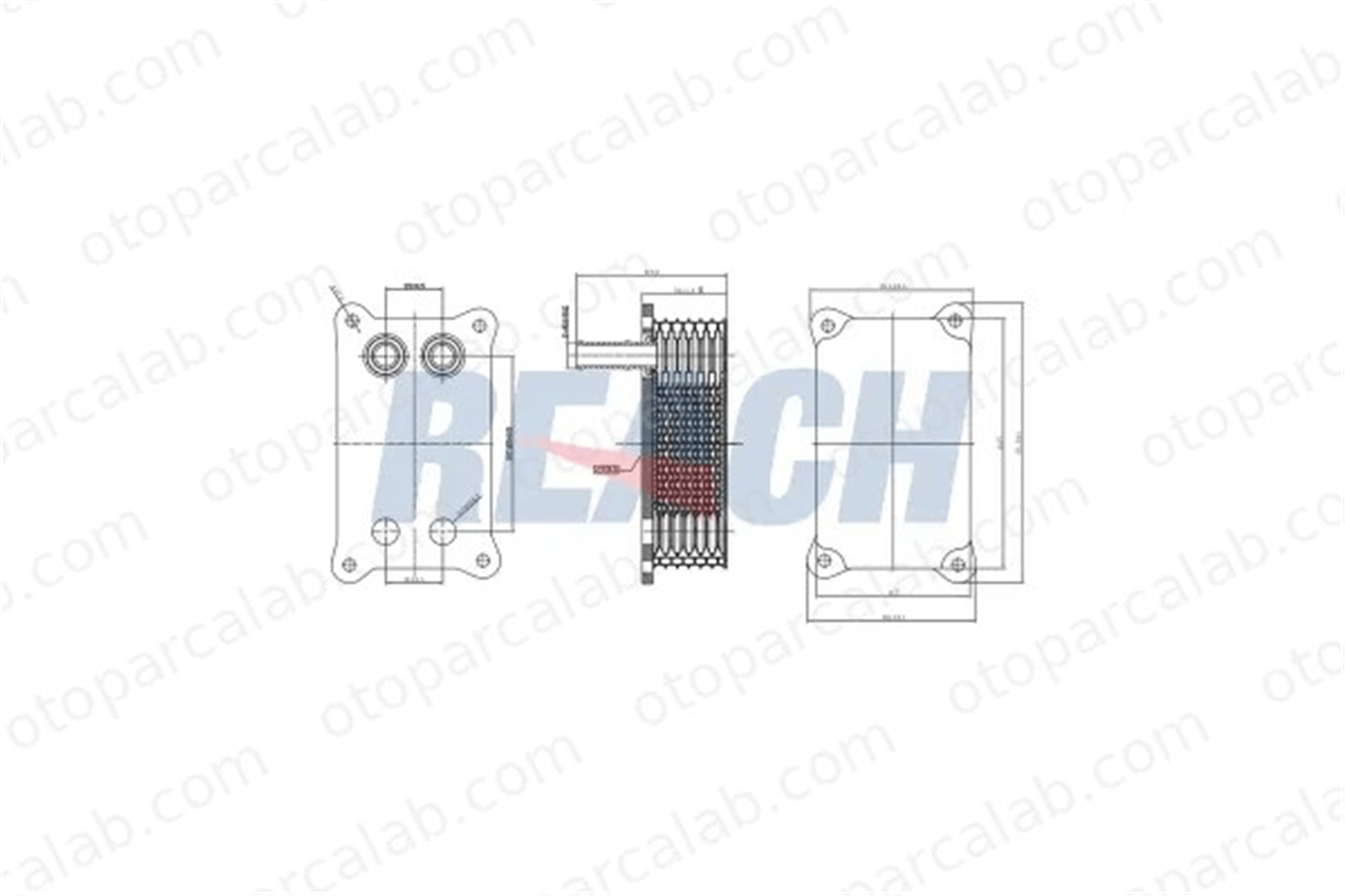 MAHER 23081 Motor Yağ Soğutucu FORD TRANSIT Panelvan/Van MONDEO III 1C1Q6B624AH 1120407