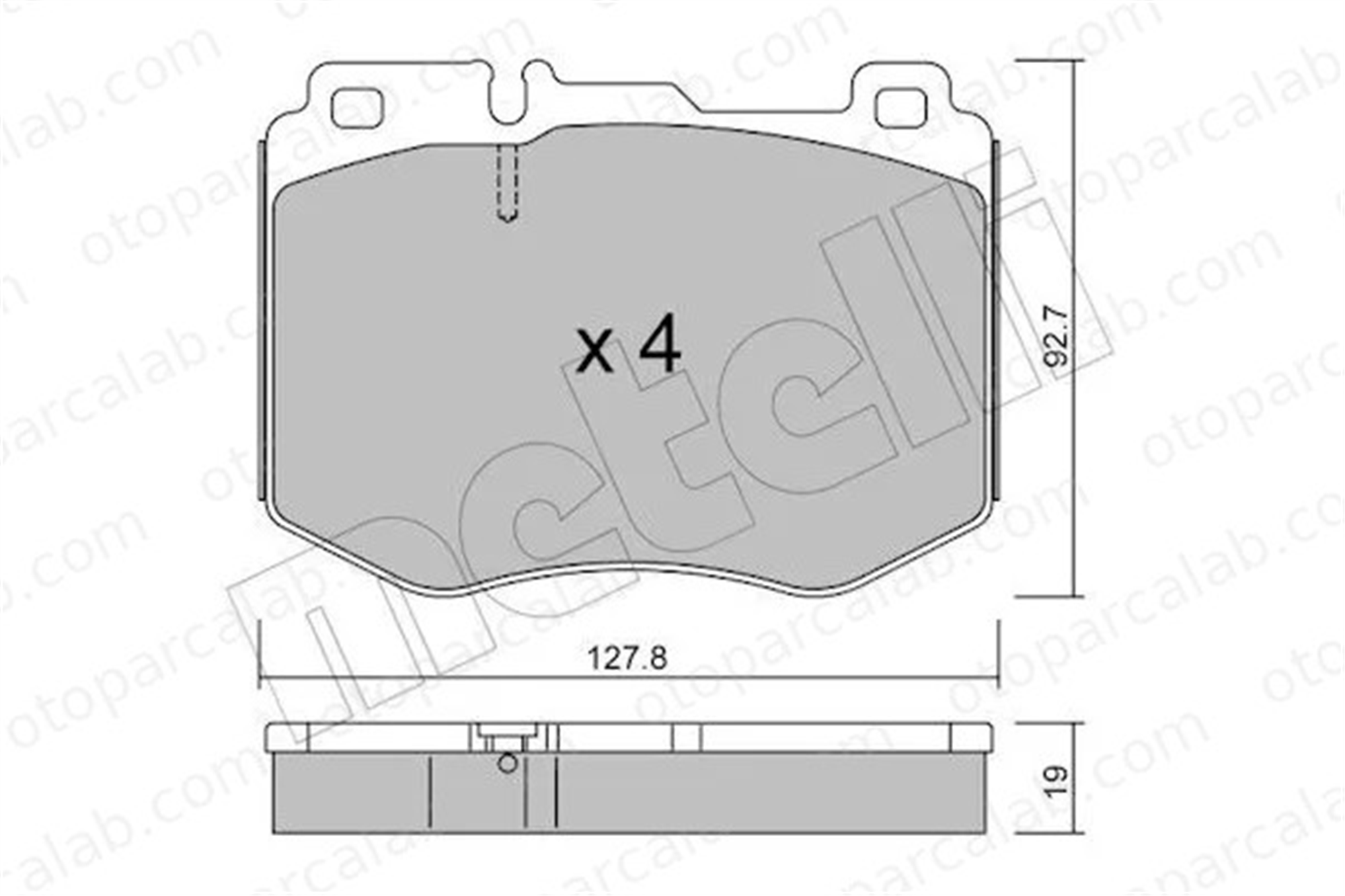 MAHER 23653 Fren Disk Balata Ön MERCEDES-BENZ GLC Coupe GLC A0084201820 4206700