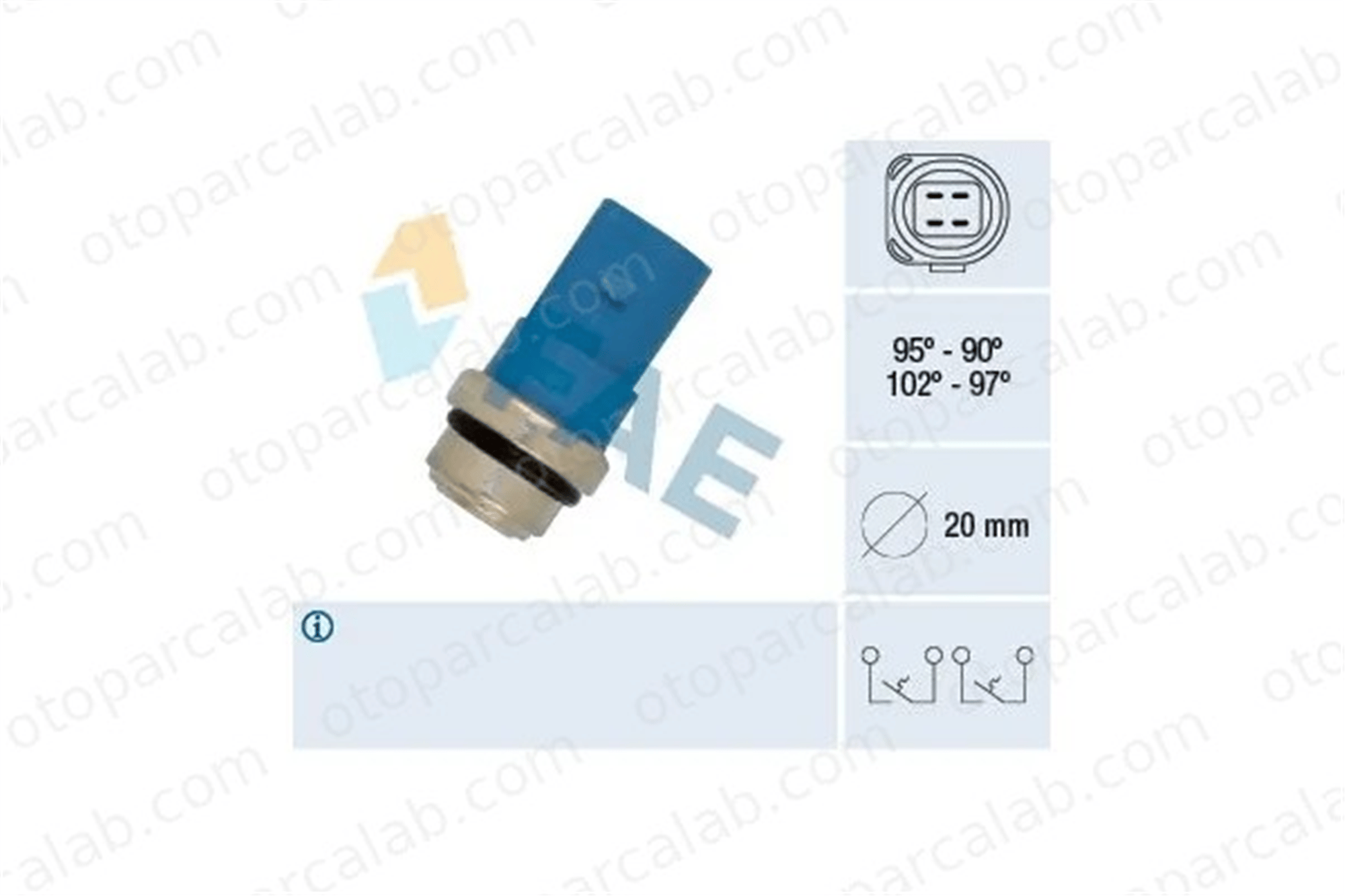 MAHER 24497 Fan Müşürü AUDI A6 C5 Avant A6 C5 8D0959481B TS571