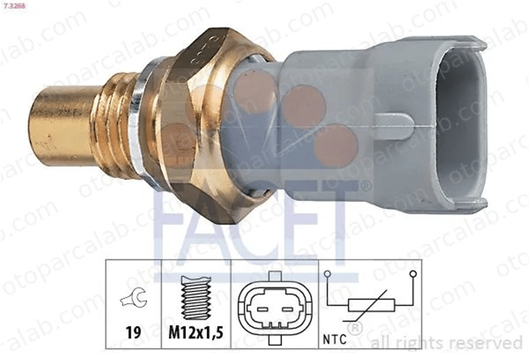 MAHER 24498 Hararet Müşürü OPEL VECTRA B Station wagon VECTRA B 1342855 90573077