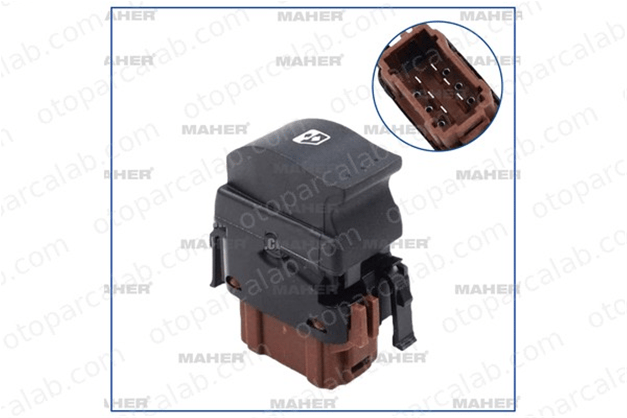 MAHER 26463 Cam Açma Düğmesi Ön Sağ NISSAN PRIMASTAR Minibüs/Otobüs PRIMASTAR Panelvan/Van 8200057321 2540000QAB