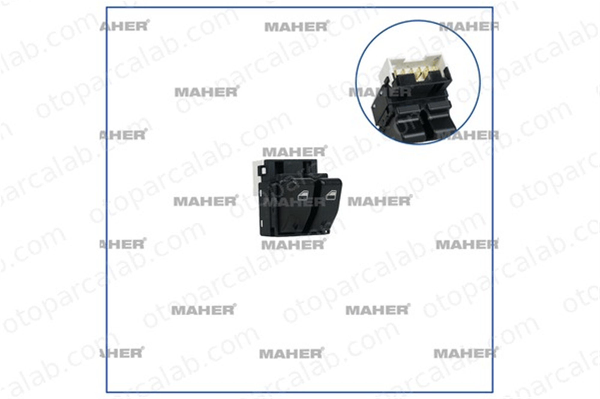 MAHER 26477 Cam Açma Düğmesi Ön Sol FIAT PALIO PALIO Weekend 717135614