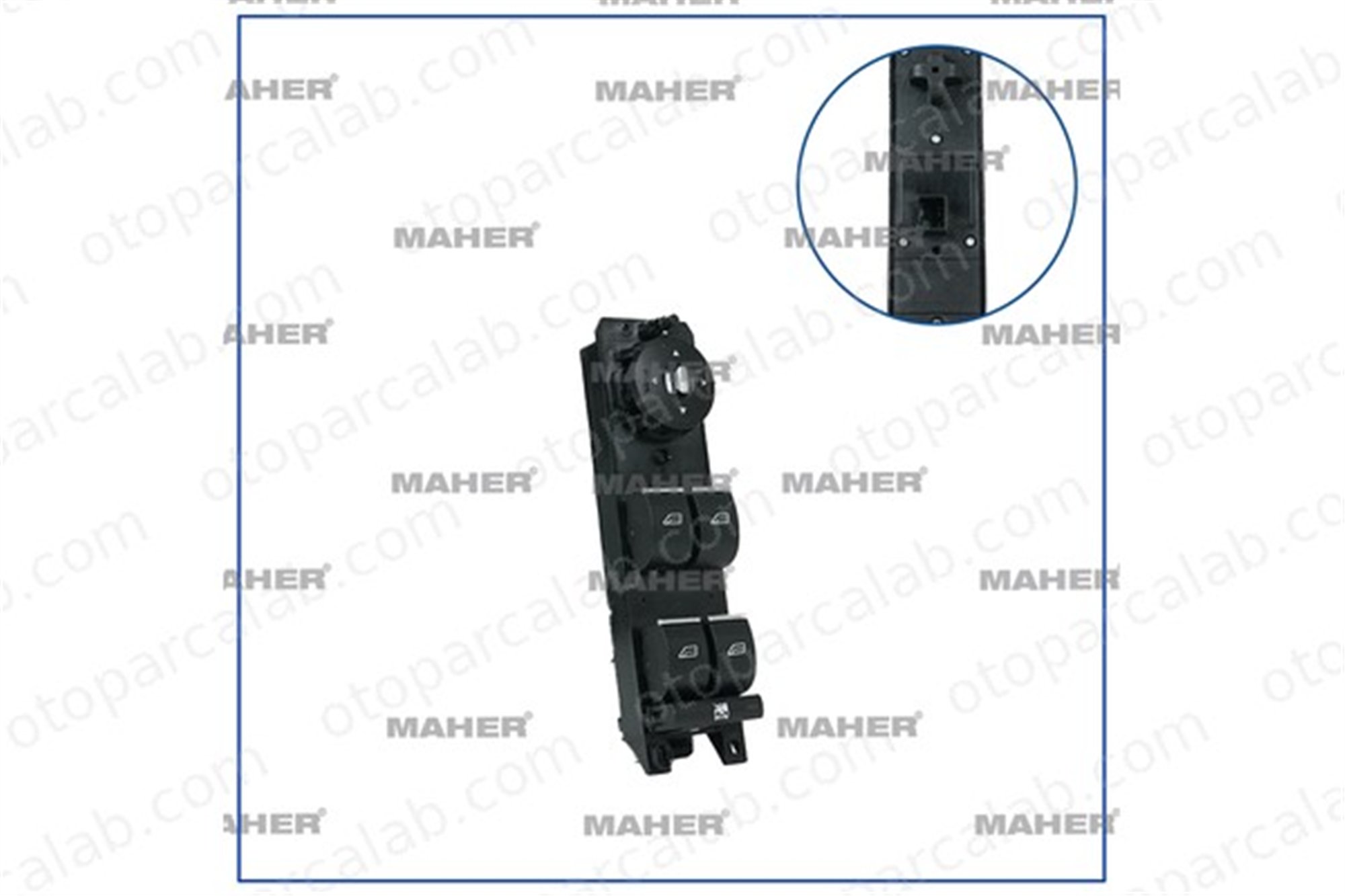 MAHER 26518 Cam Açma Düğmesi Ön Sol FORD FOCUS III C-MAX II F1ET14A132AB 1690866