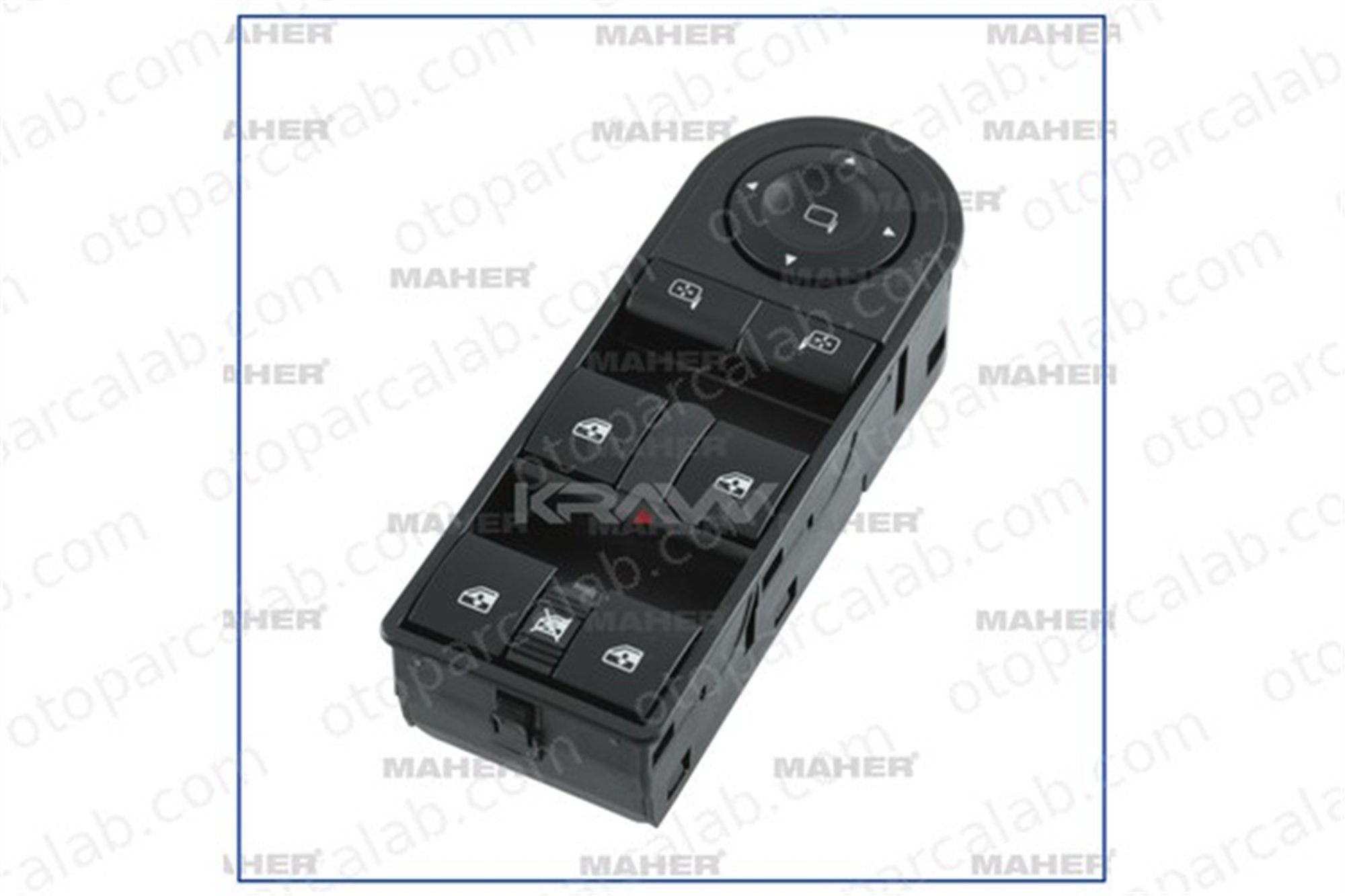 MAHER 26528 Cam Açma Düğmesi Ön Sol OPEL ASTRA H Station wagon ASTRA H 6240447 13215153