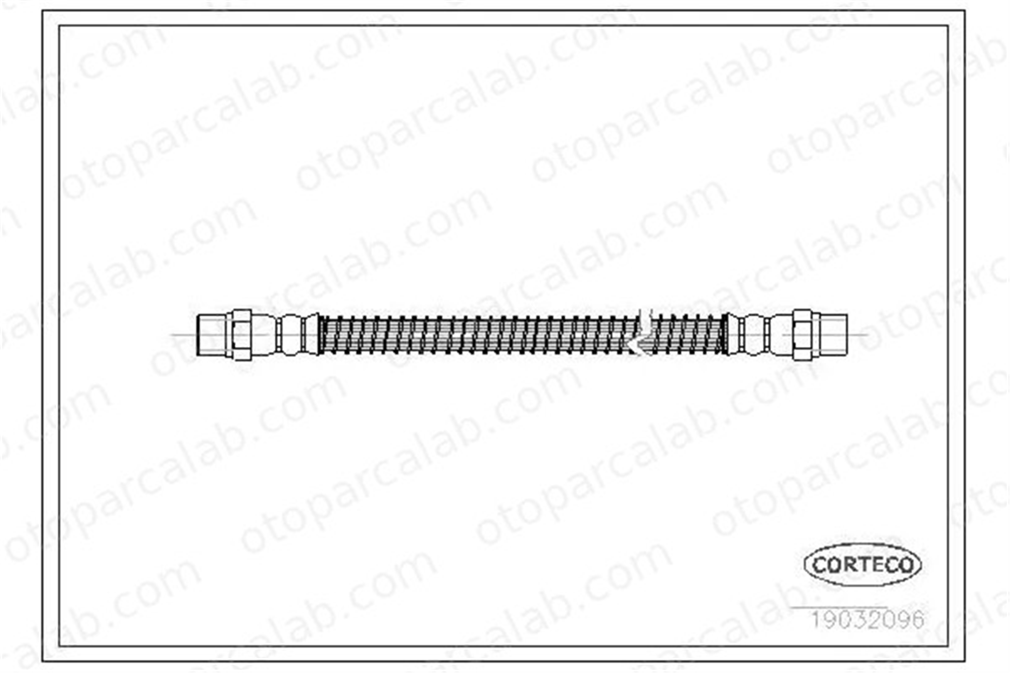 MAHER 28598 Fren Hortumu Arka Sağ veya Sol VW TRANSPORTER T5 Panelvan/Van TRANSPORTER T4 Panelvan/Van 7D0611775D