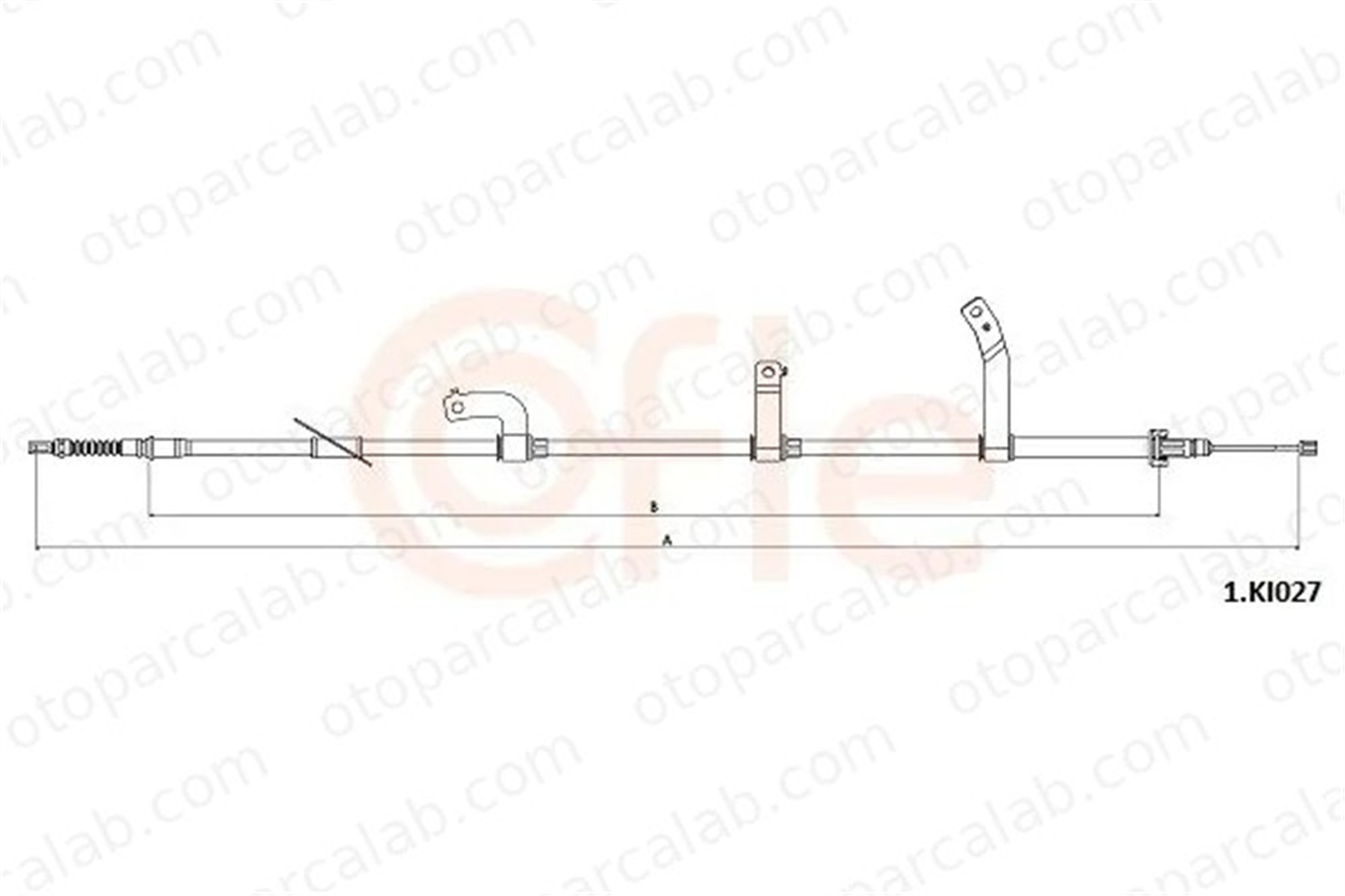 MAHER 30488 El Fren Teli Arka Sol HYUNDAI i30 i30 Station wagon 59760G4300