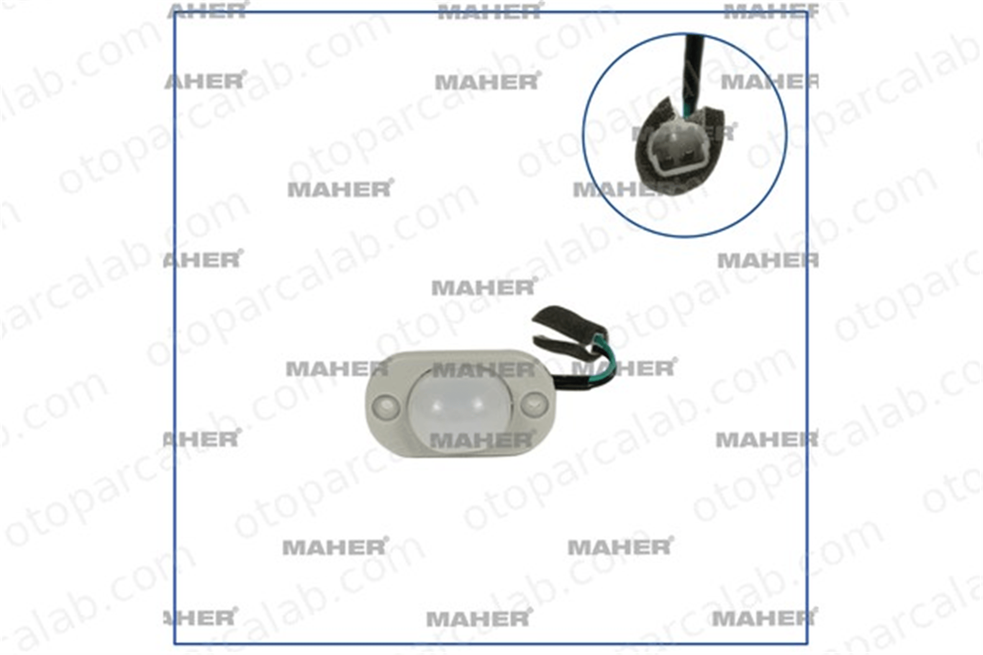 MAHER 30608 Plaka Lambası 92501-4A000