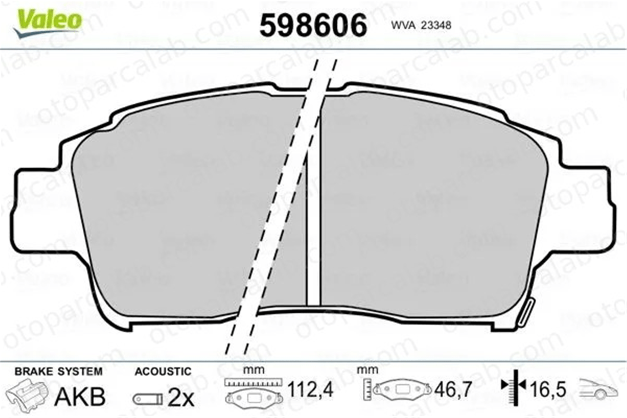 MAHER 31045B Fren Disk Balata Ön TOYOTA YARIS 446552031 446513020